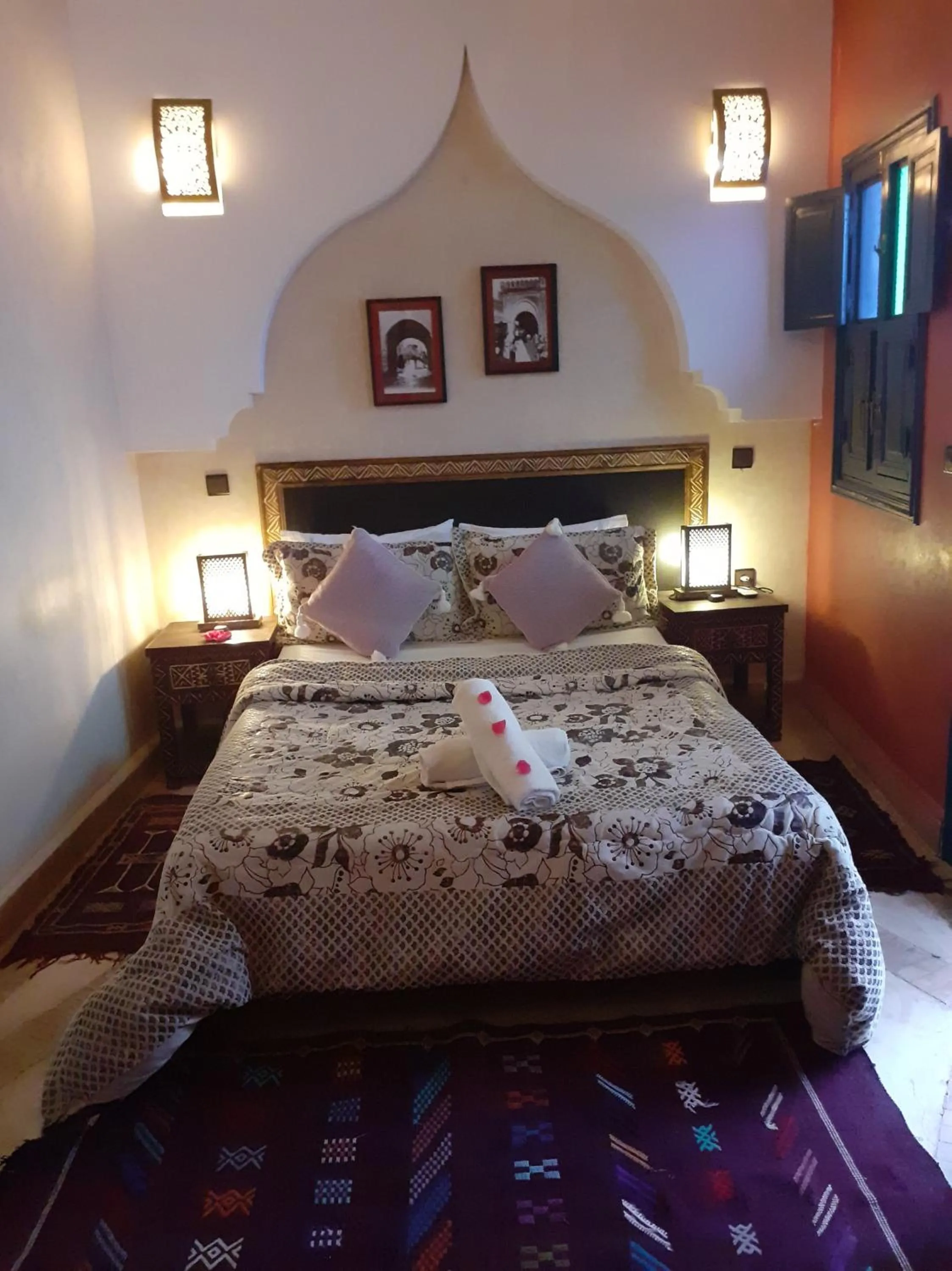 Bed in Riad Simon