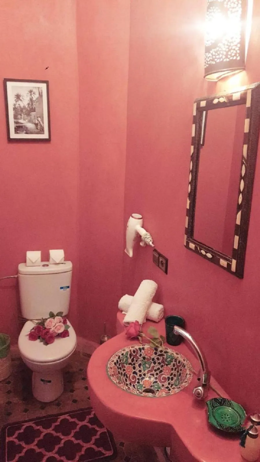 Bathroom in Riad Simon