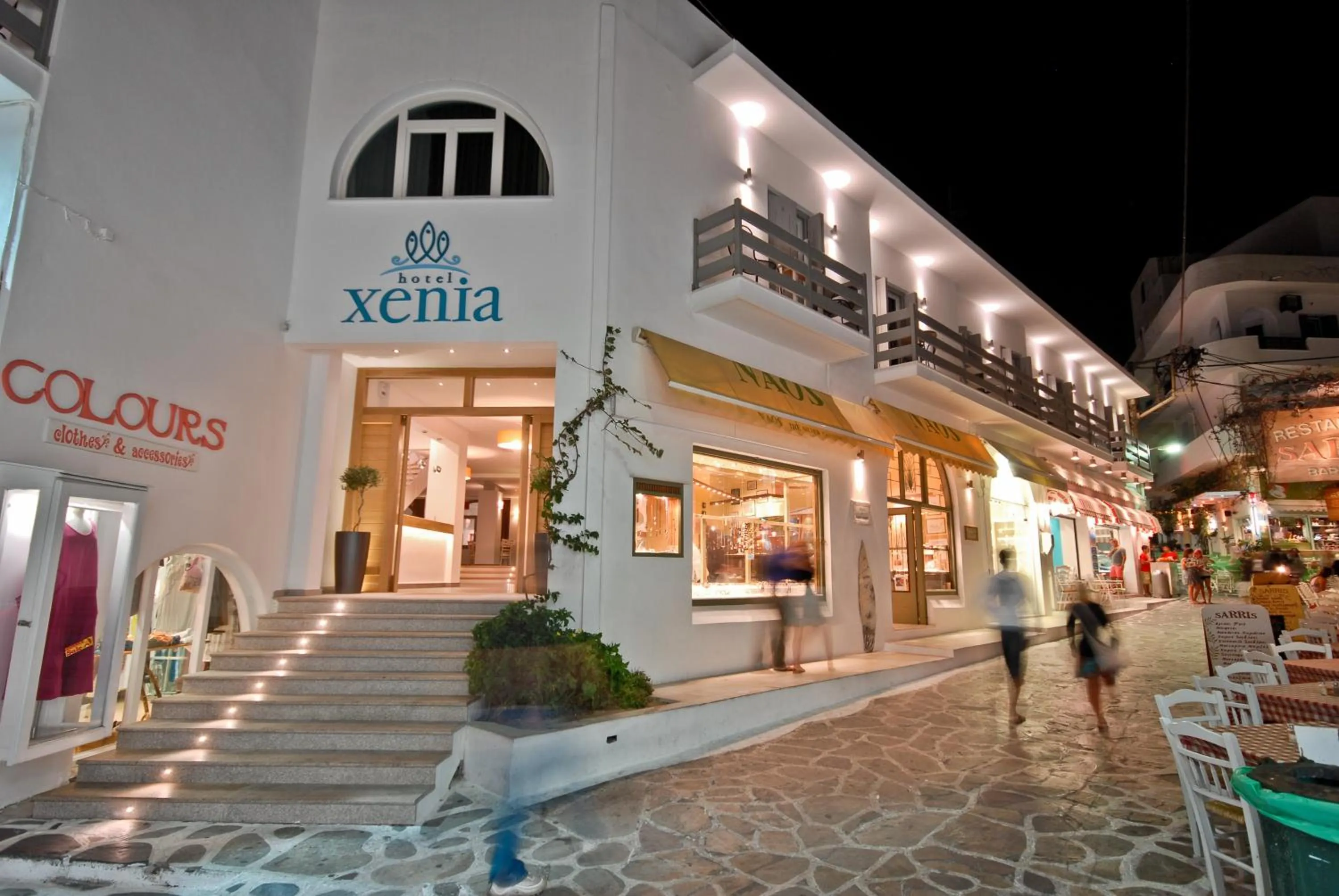 Facade/entrance in Xenia Hotel