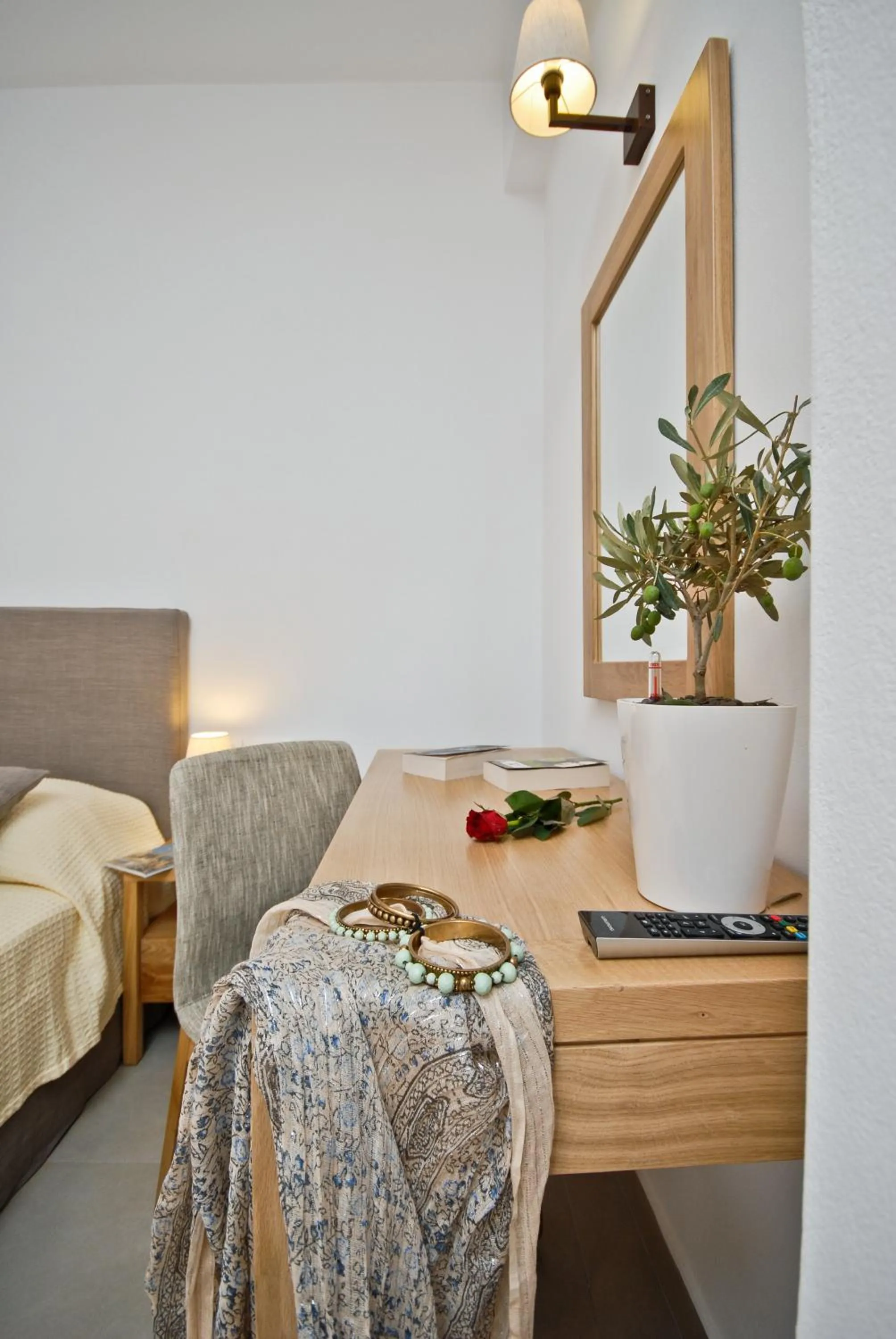 Decorative detail, Bed in Xenia Hotel