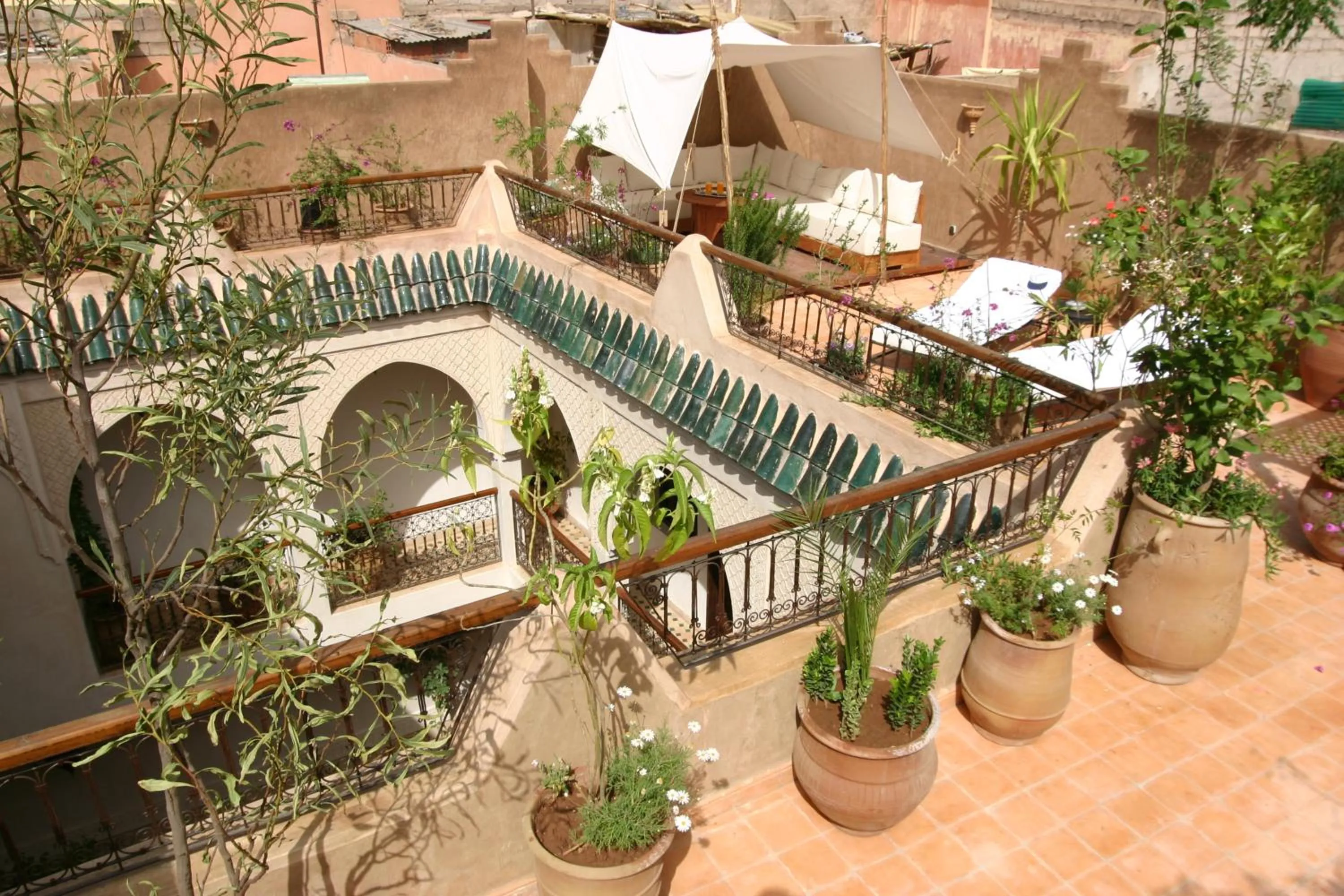 Balcony/Terrace in Riad Massiba