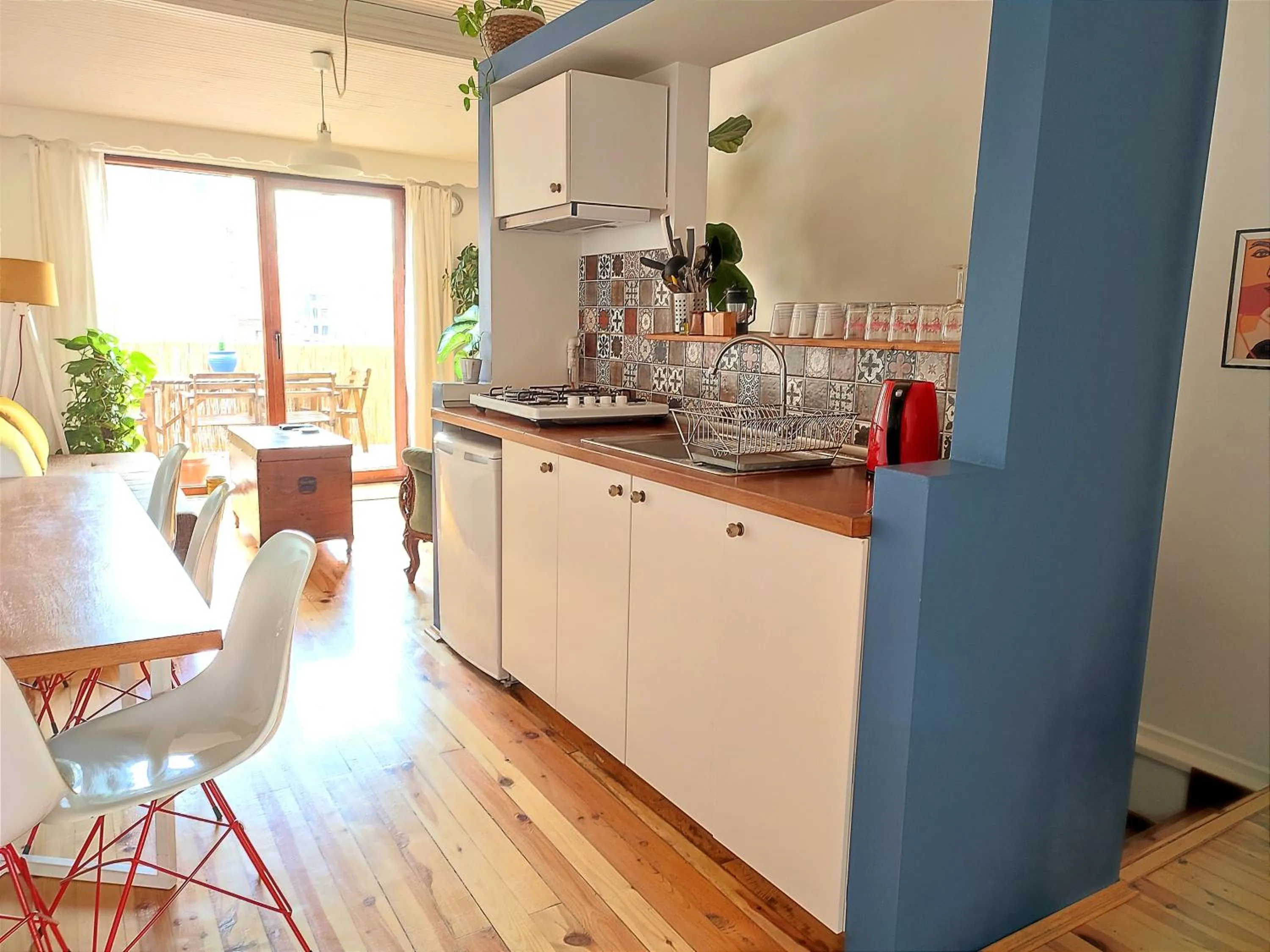 Kitchen or kitchenette in Kunterbunt Istanbul