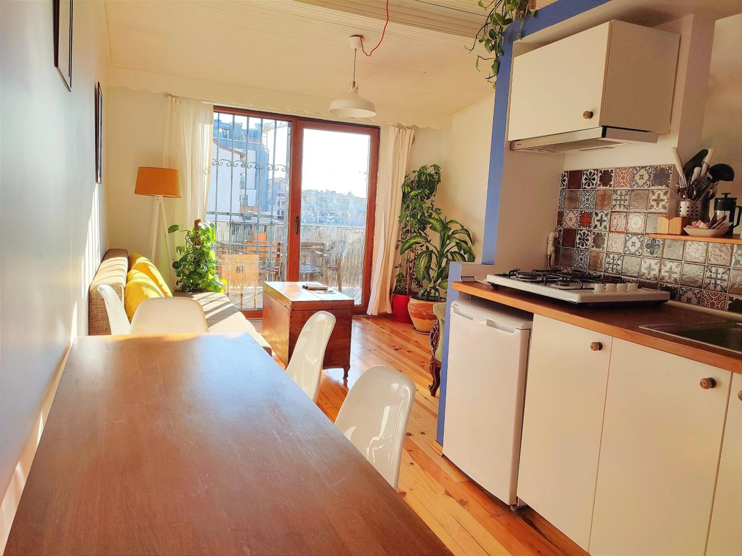 Kitchen or kitchenette in Kunterbunt Istanbul