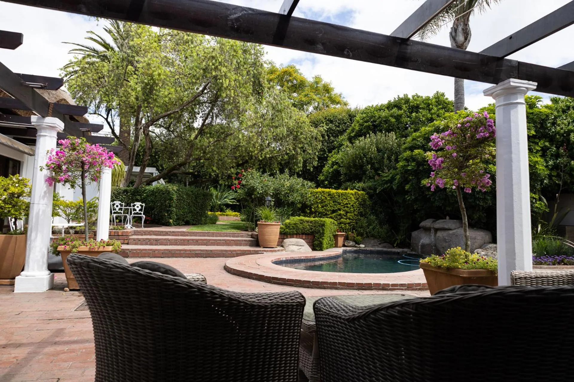 Patio in Cape Village Lodge