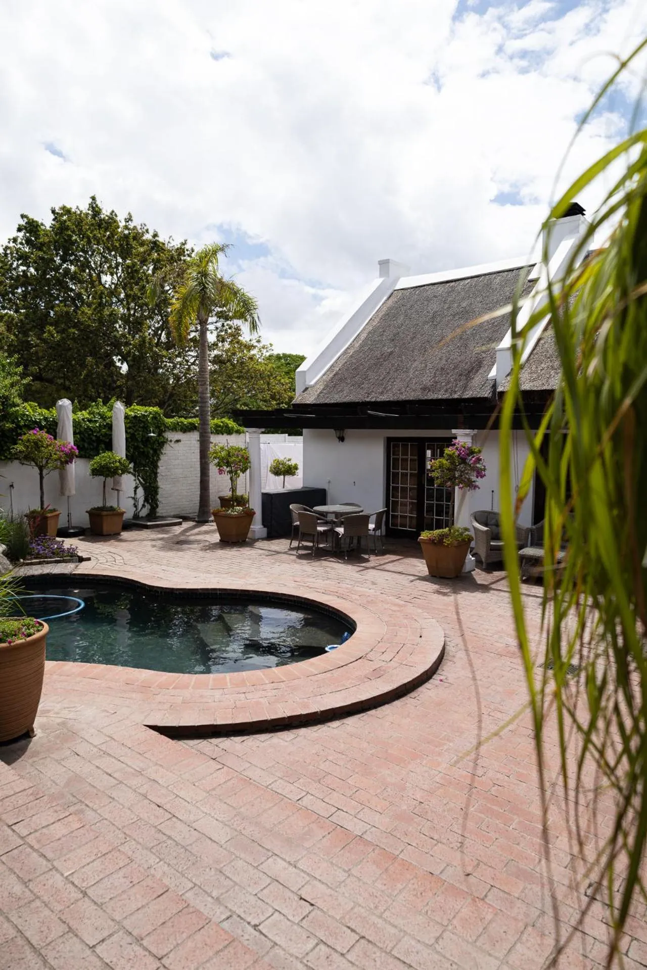 Patio in Cape Village Lodge