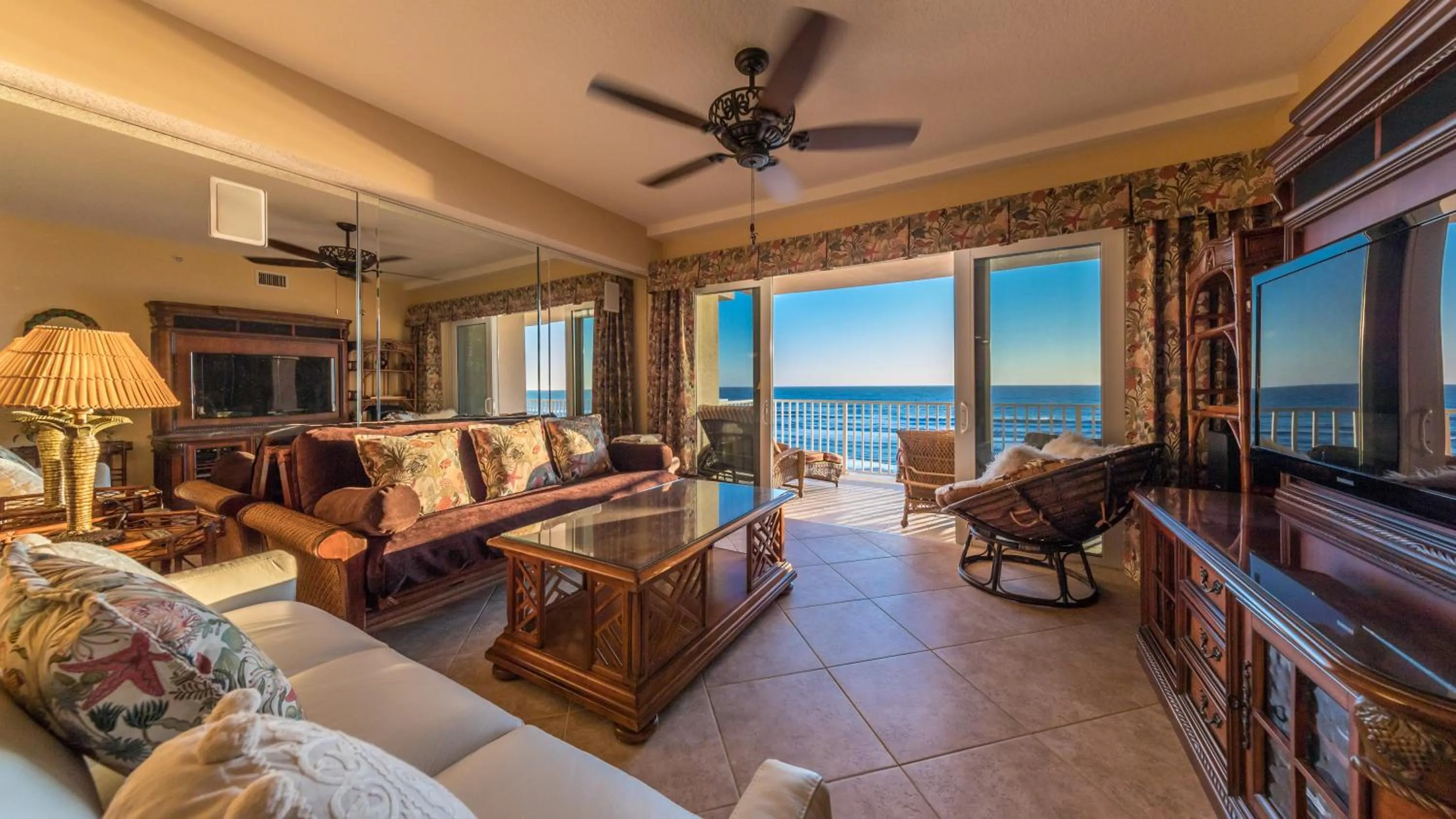 Patio in Family Friendly - Direct Oceanfront Sanibel 303