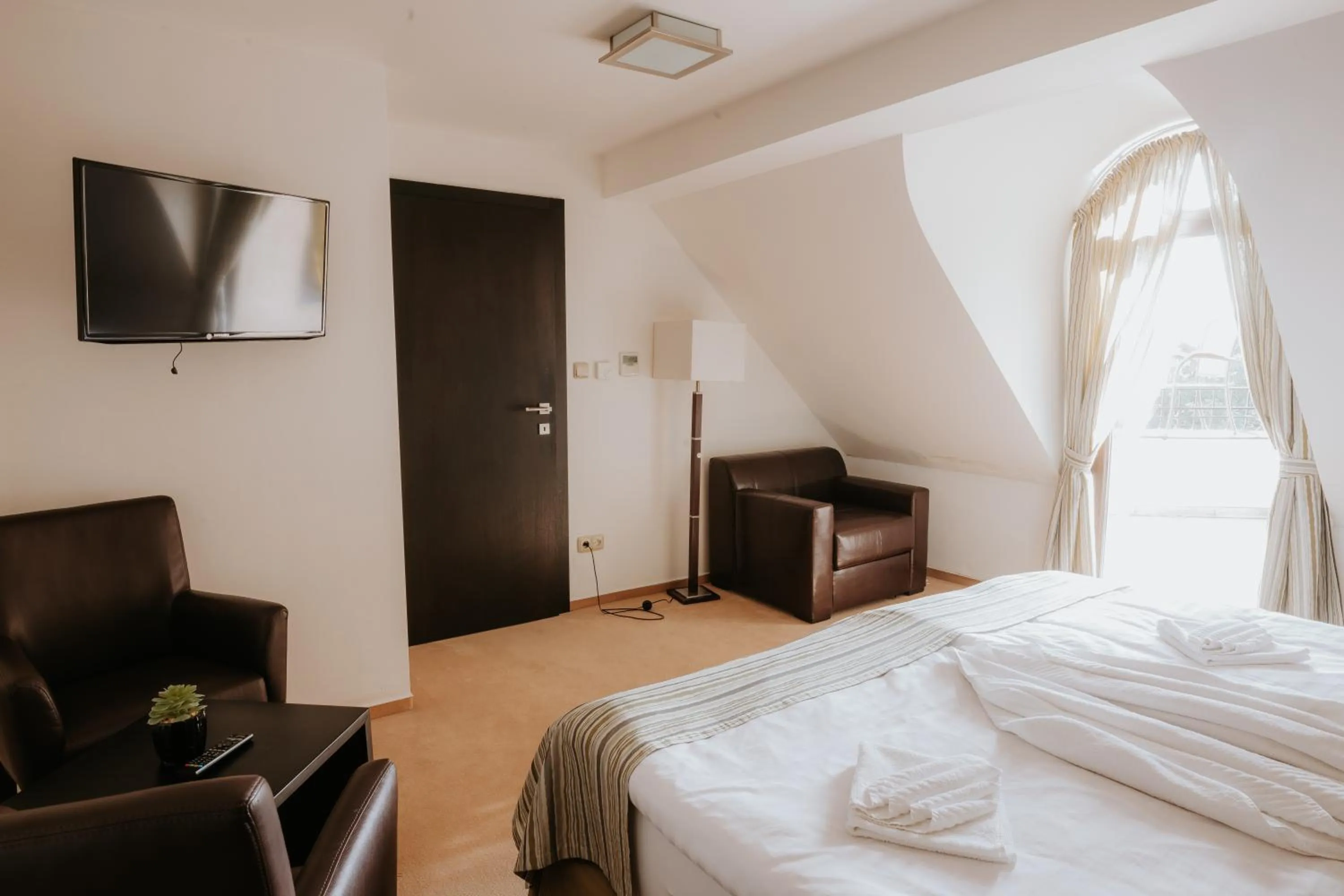 Bed in Hotel Bonaparte