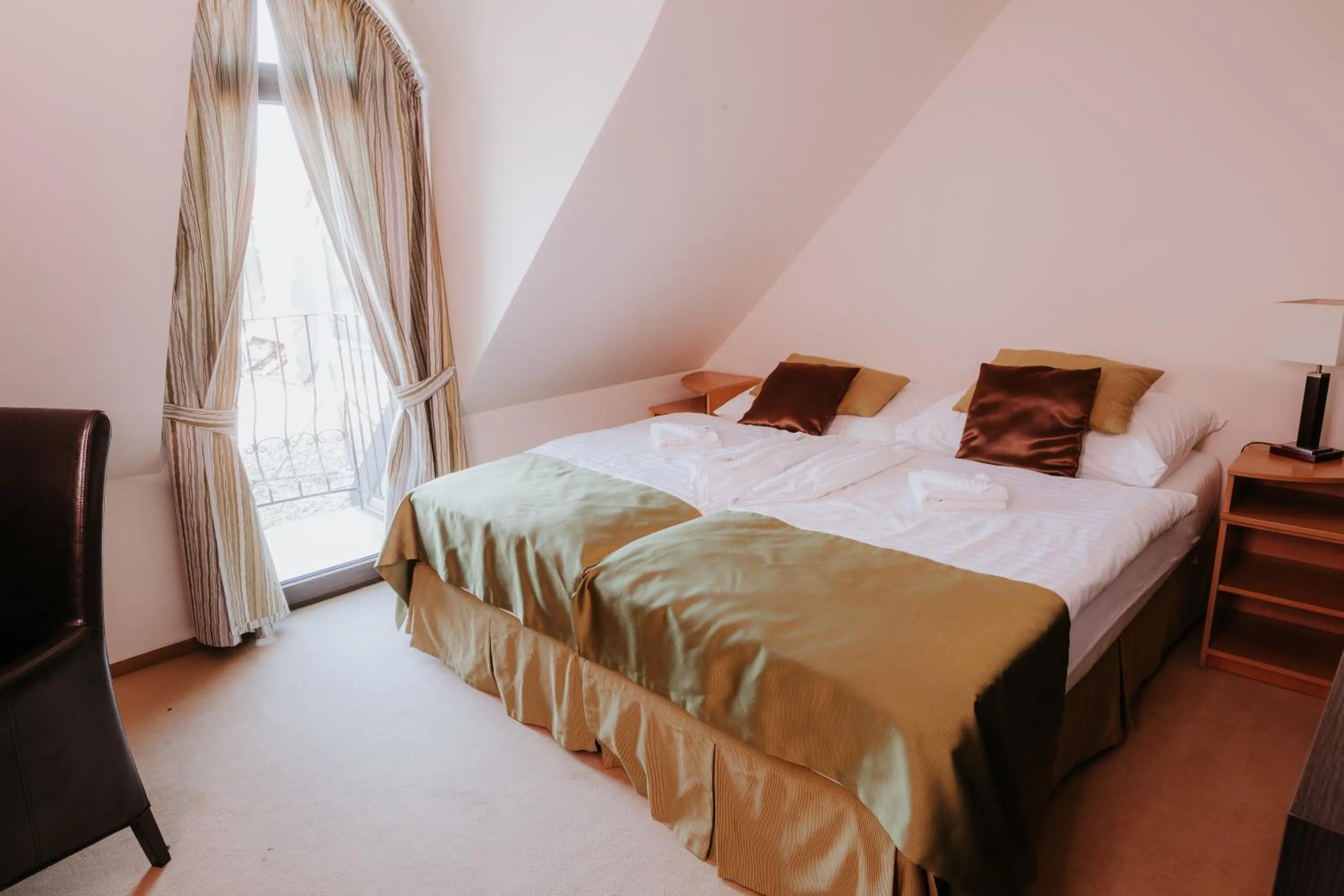 Bed in Hotel Bonaparte