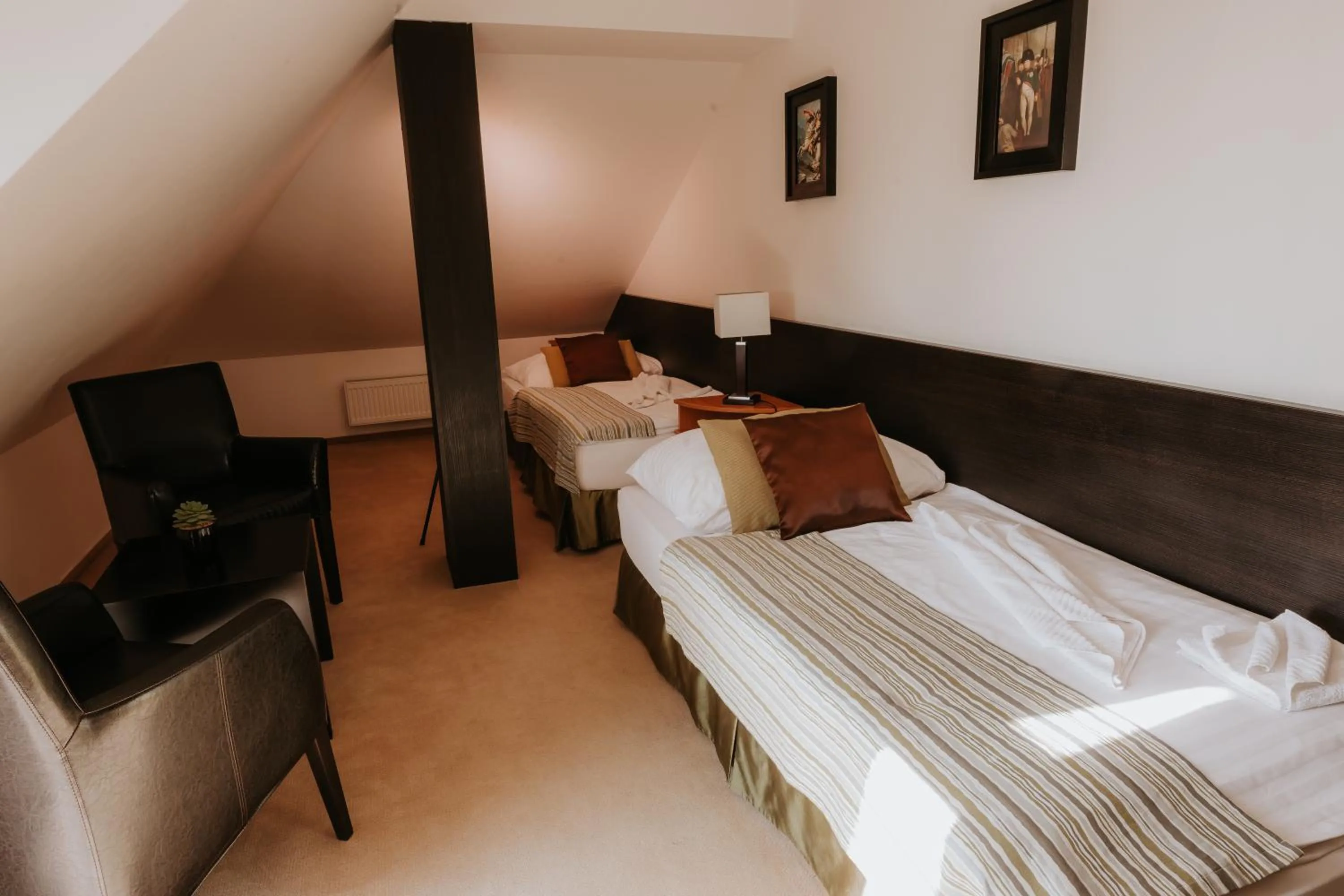 Bed in Hotel Bonaparte