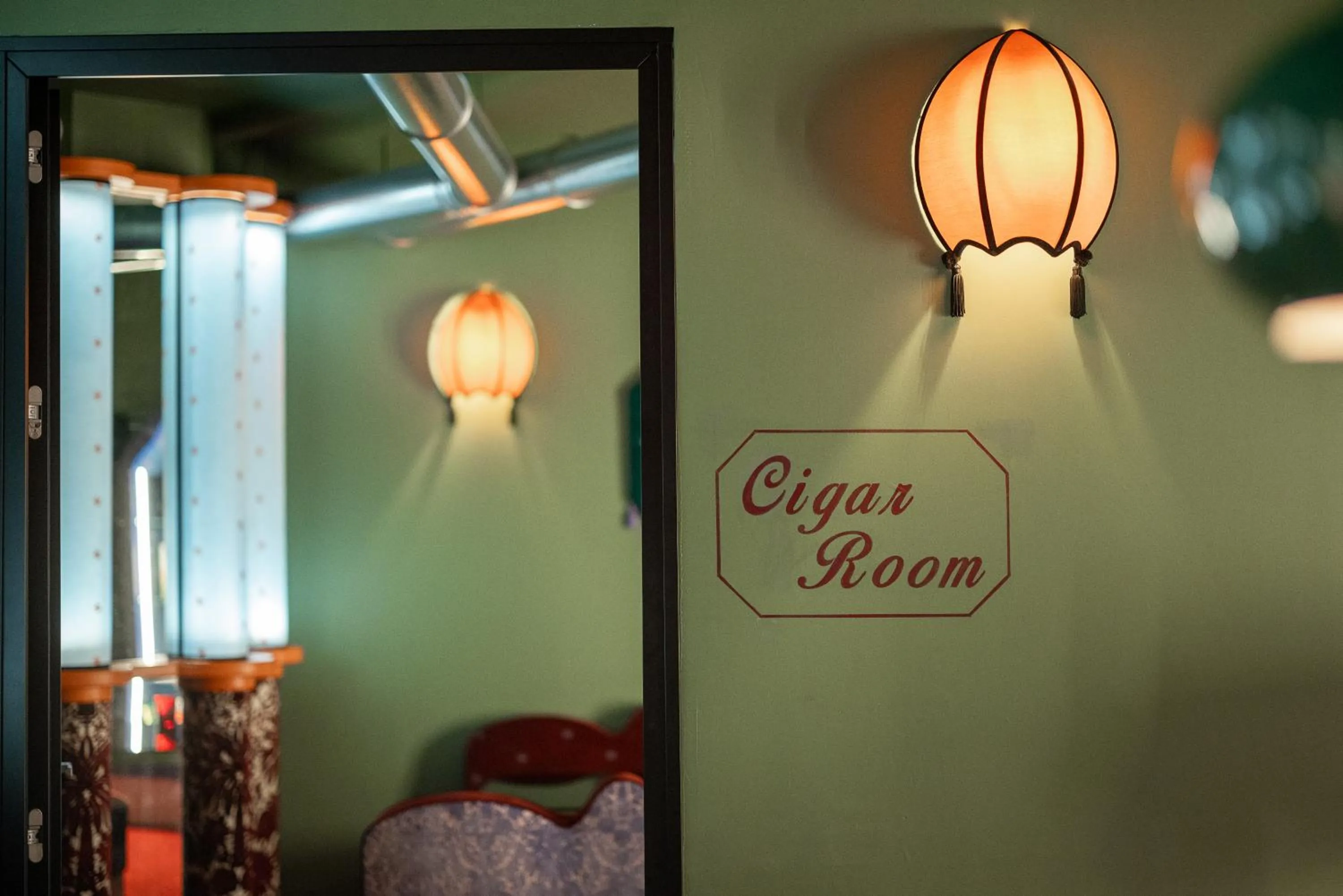 Decorative detail in Hotel Number Nine