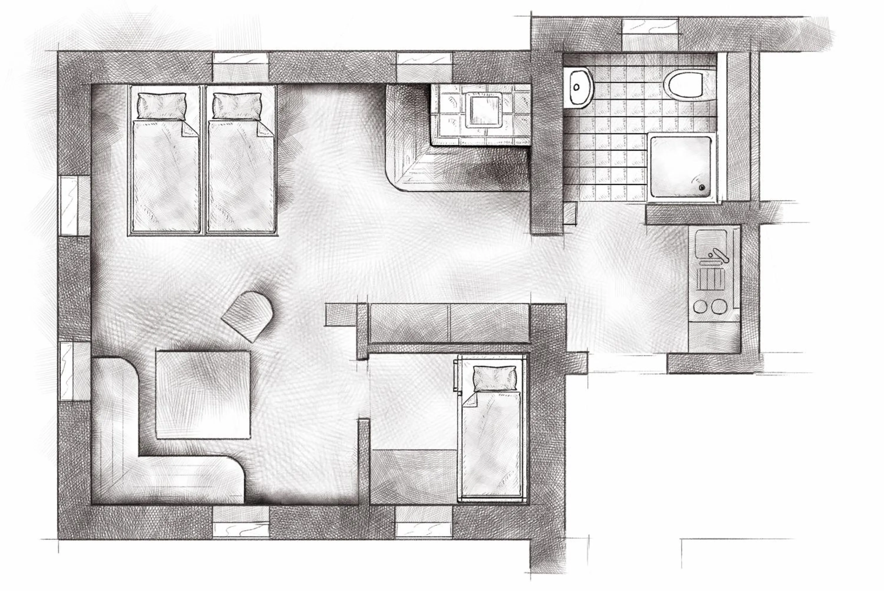 Floor plan in Naturel Hoteldorf Seeleitn