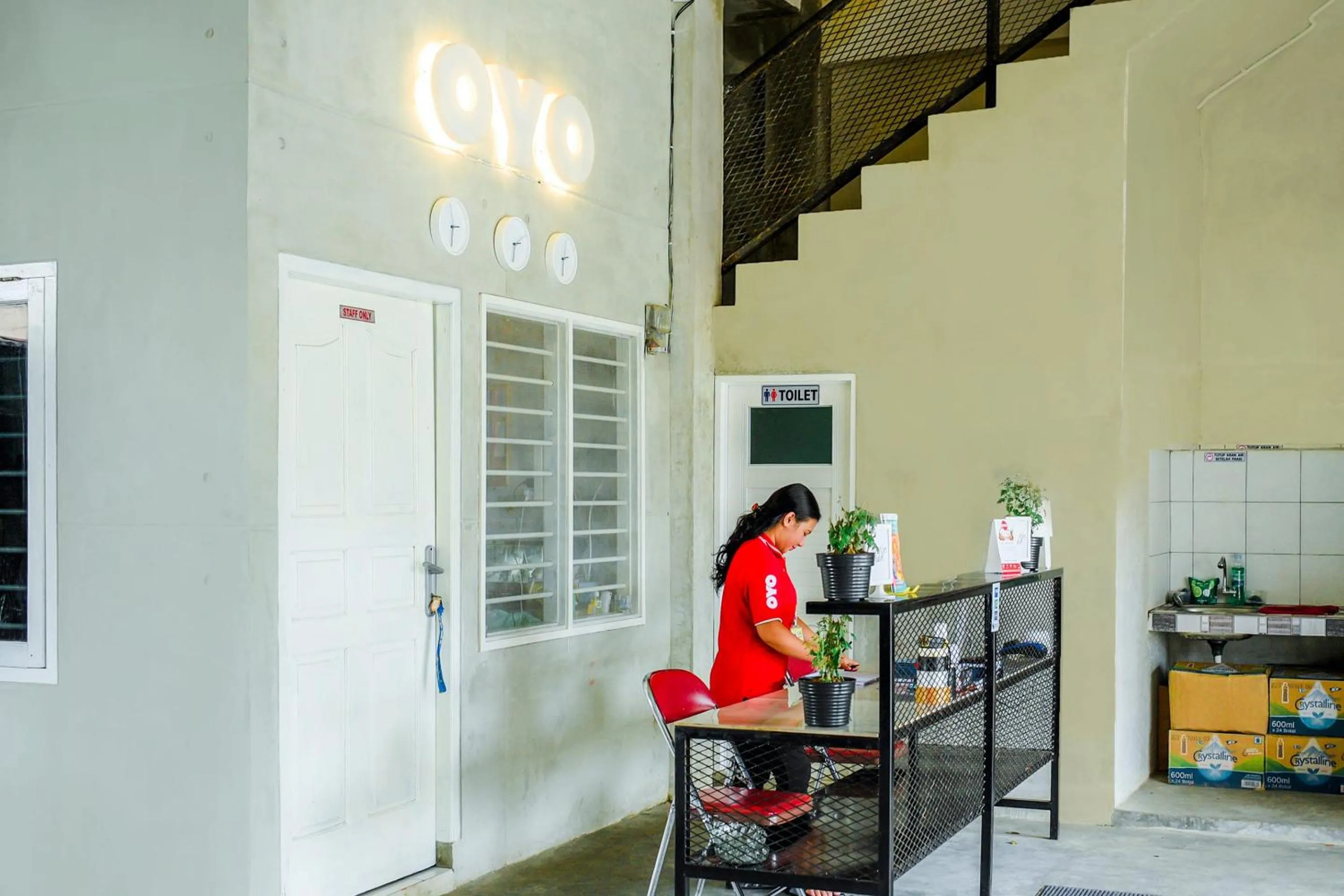 Lobby or reception in OYO 183 The Pipe House