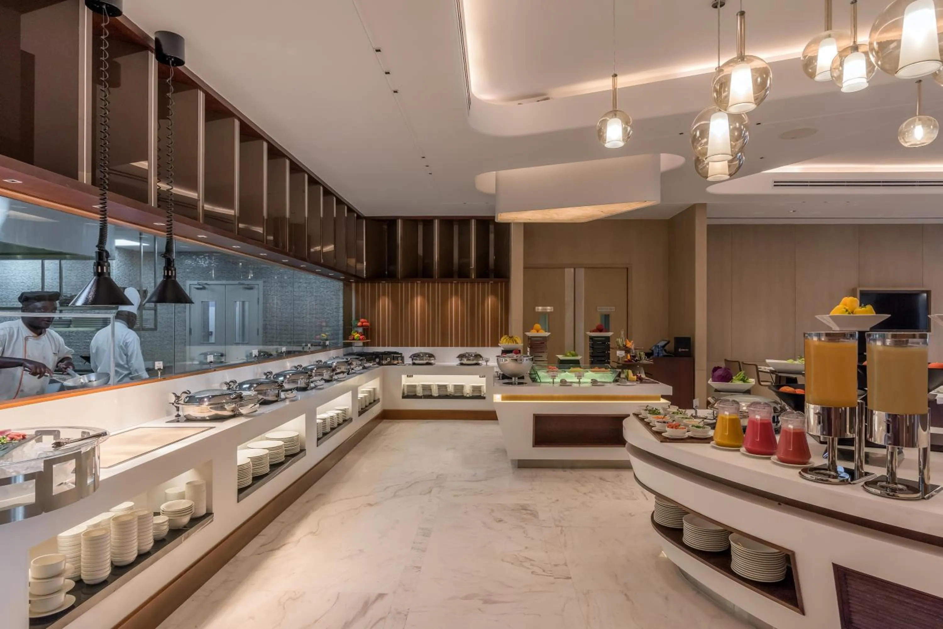 Restaurant/places to eat in Neelkanth Sarovar Premiere