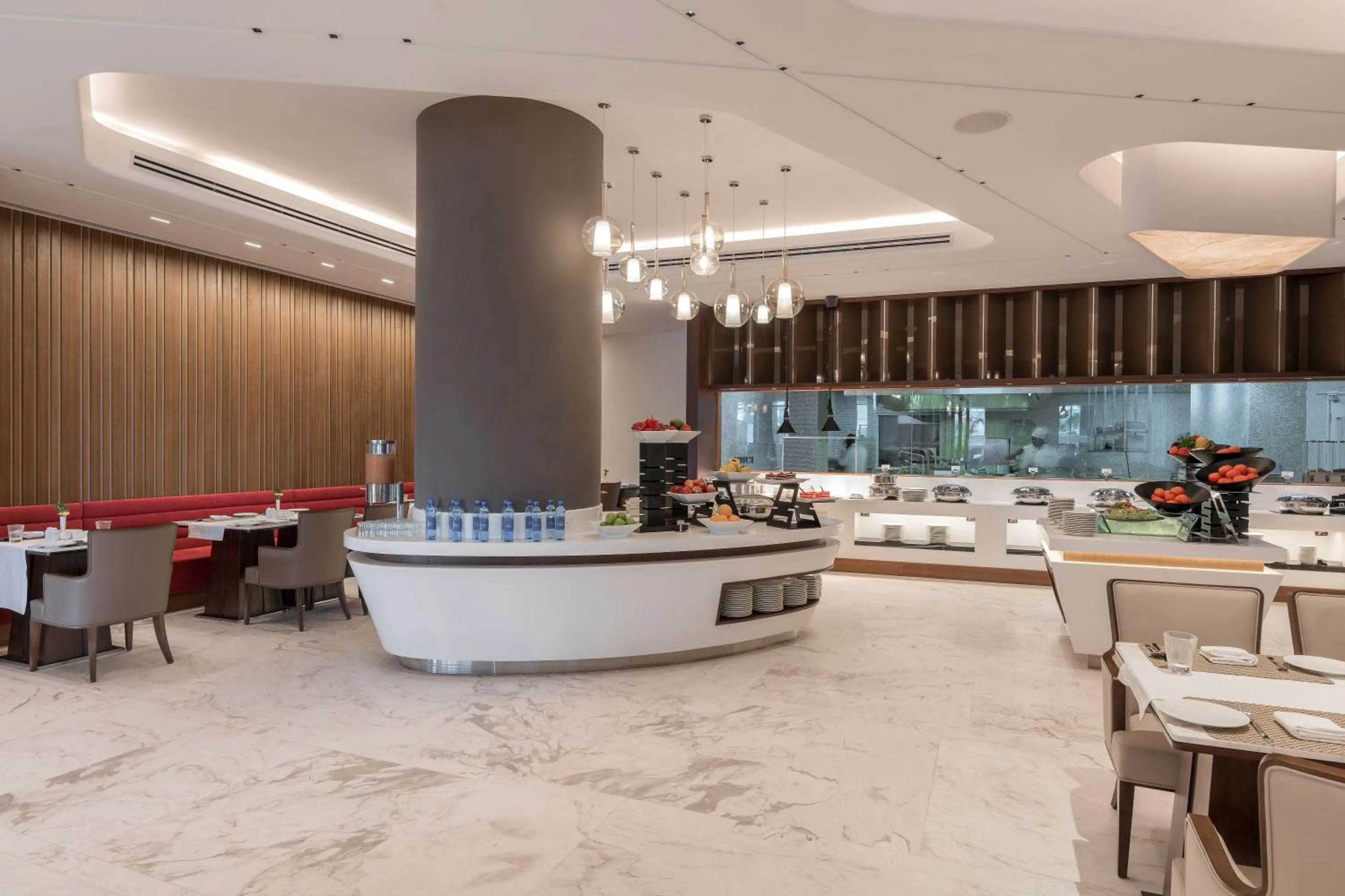 Restaurant/places to eat in Neelkanth Sarovar Premiere