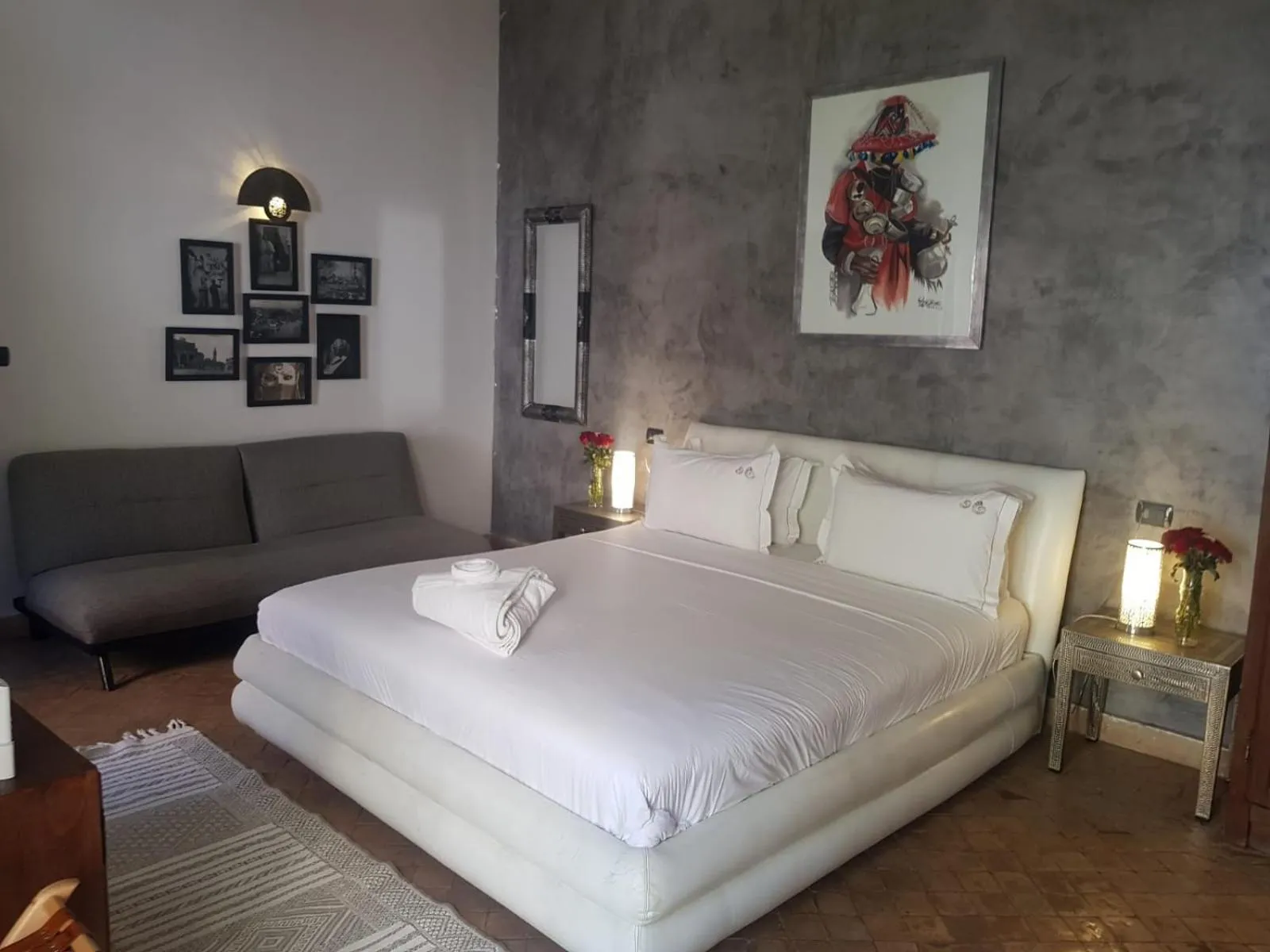 Bed in Riad les Ammonites and Spa