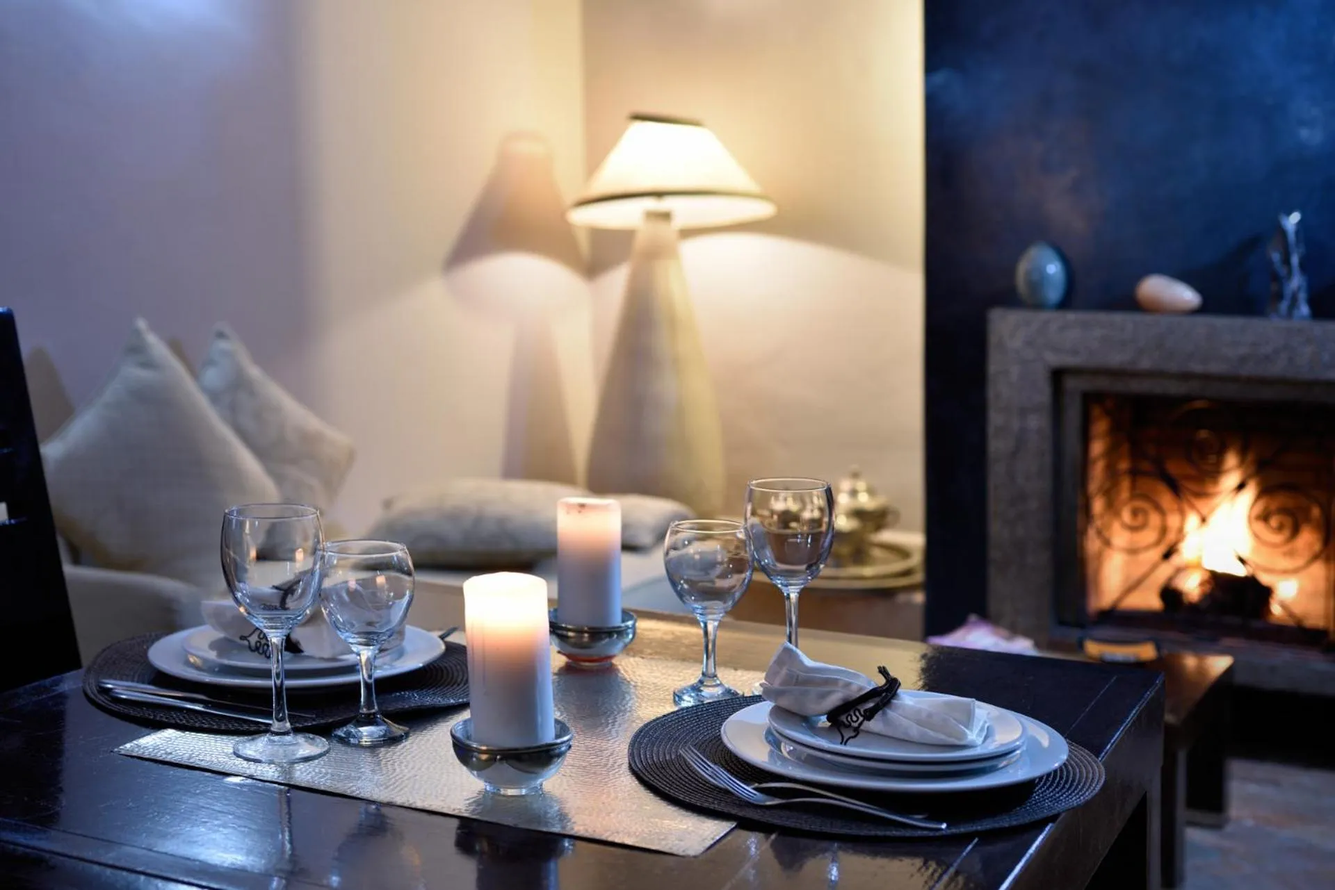 Restaurant/places to eat in Riad les Ammonites and Spa