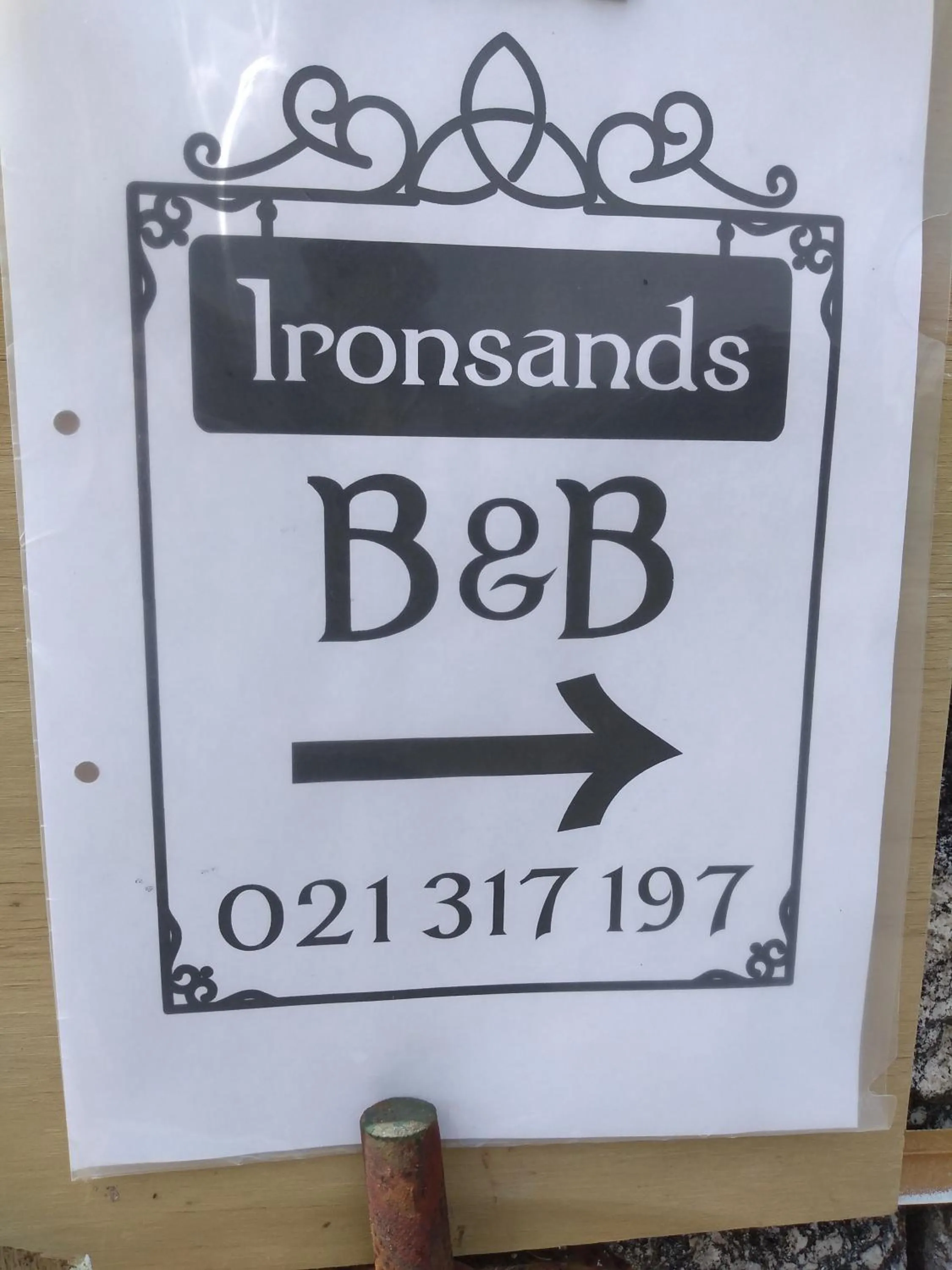 Property logo or sign in Ironsands B&B