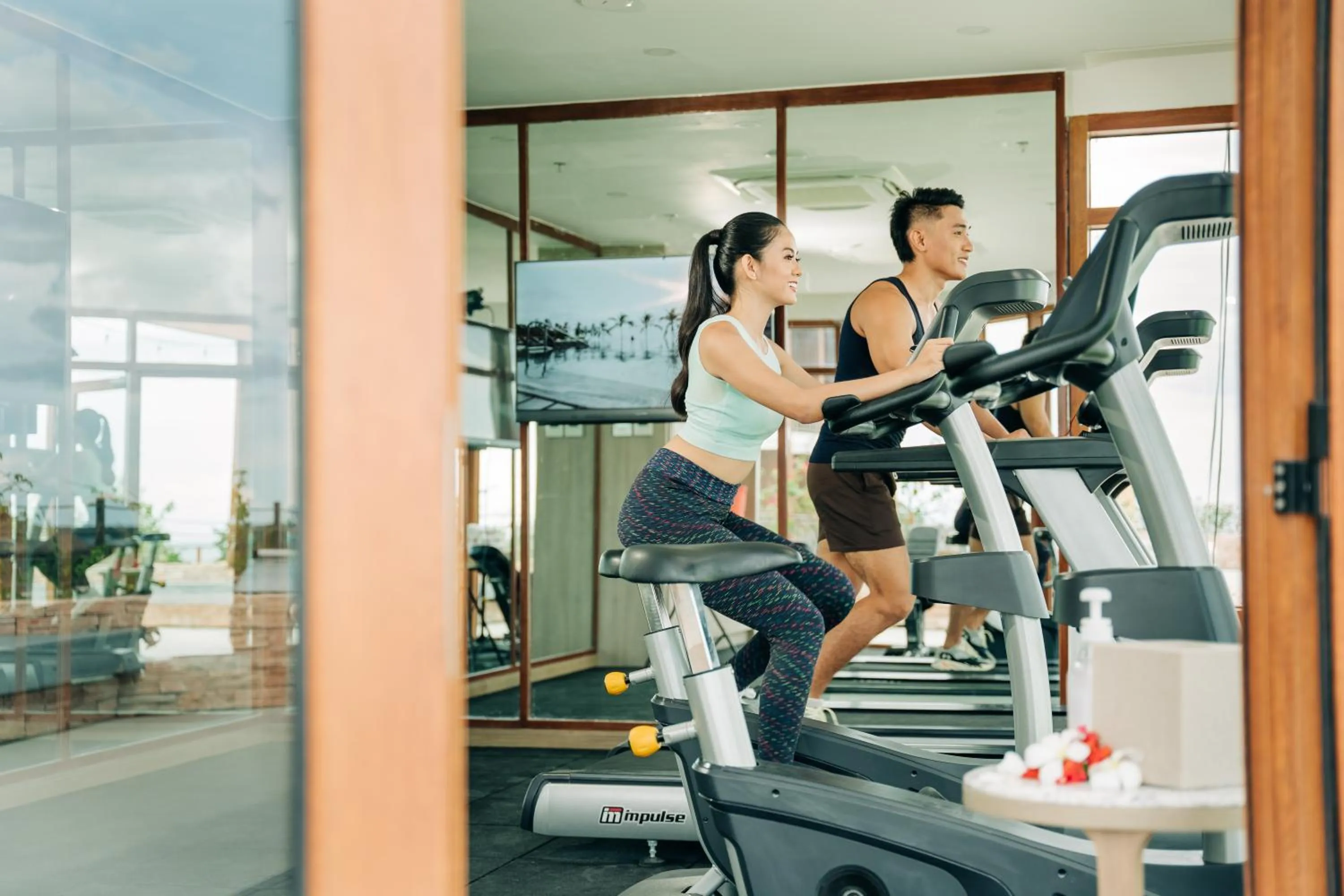 Fitness centre/facilities in Modala Beach Resort