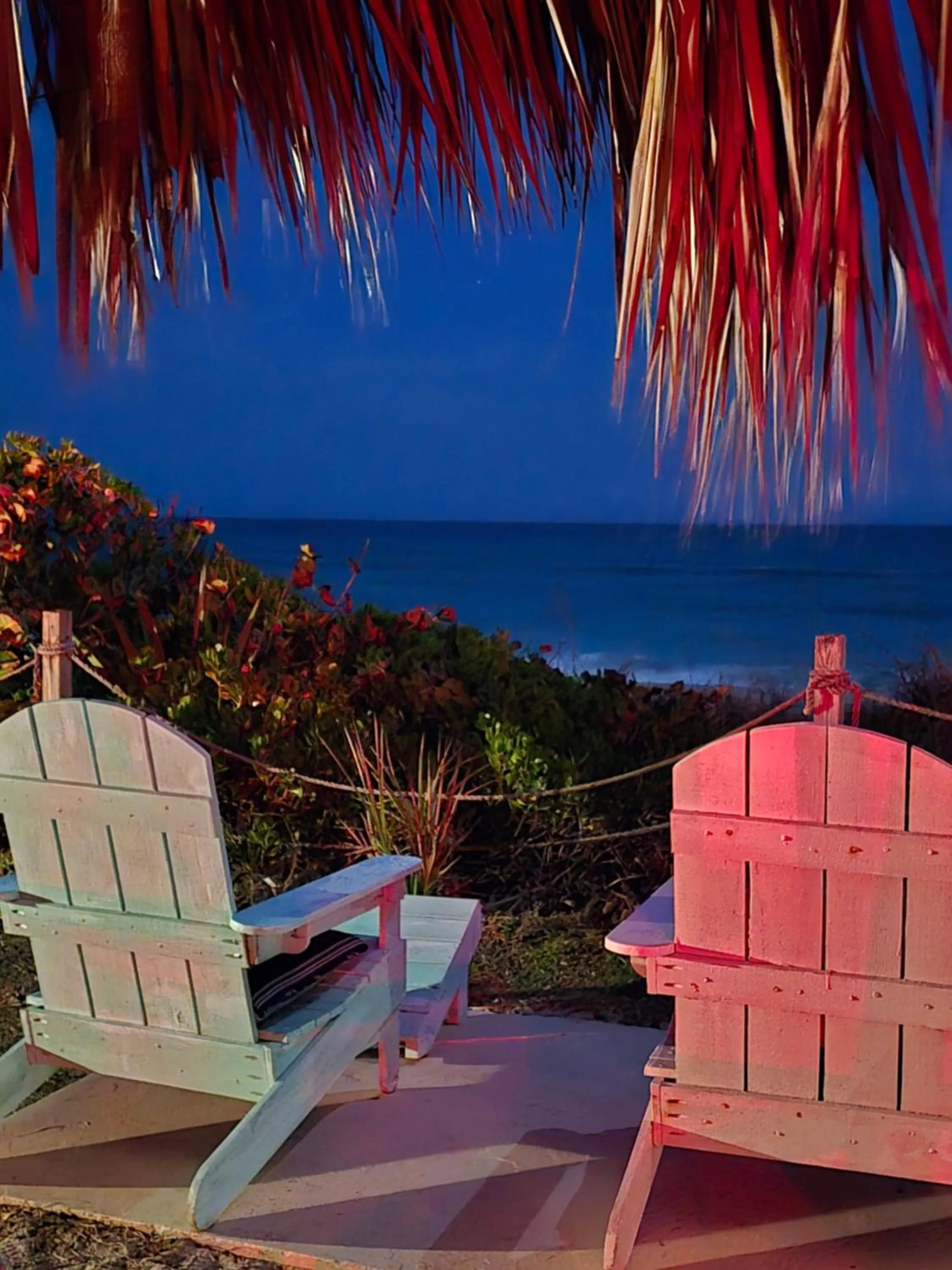 Night in Oceanfront Sea Scape Motel