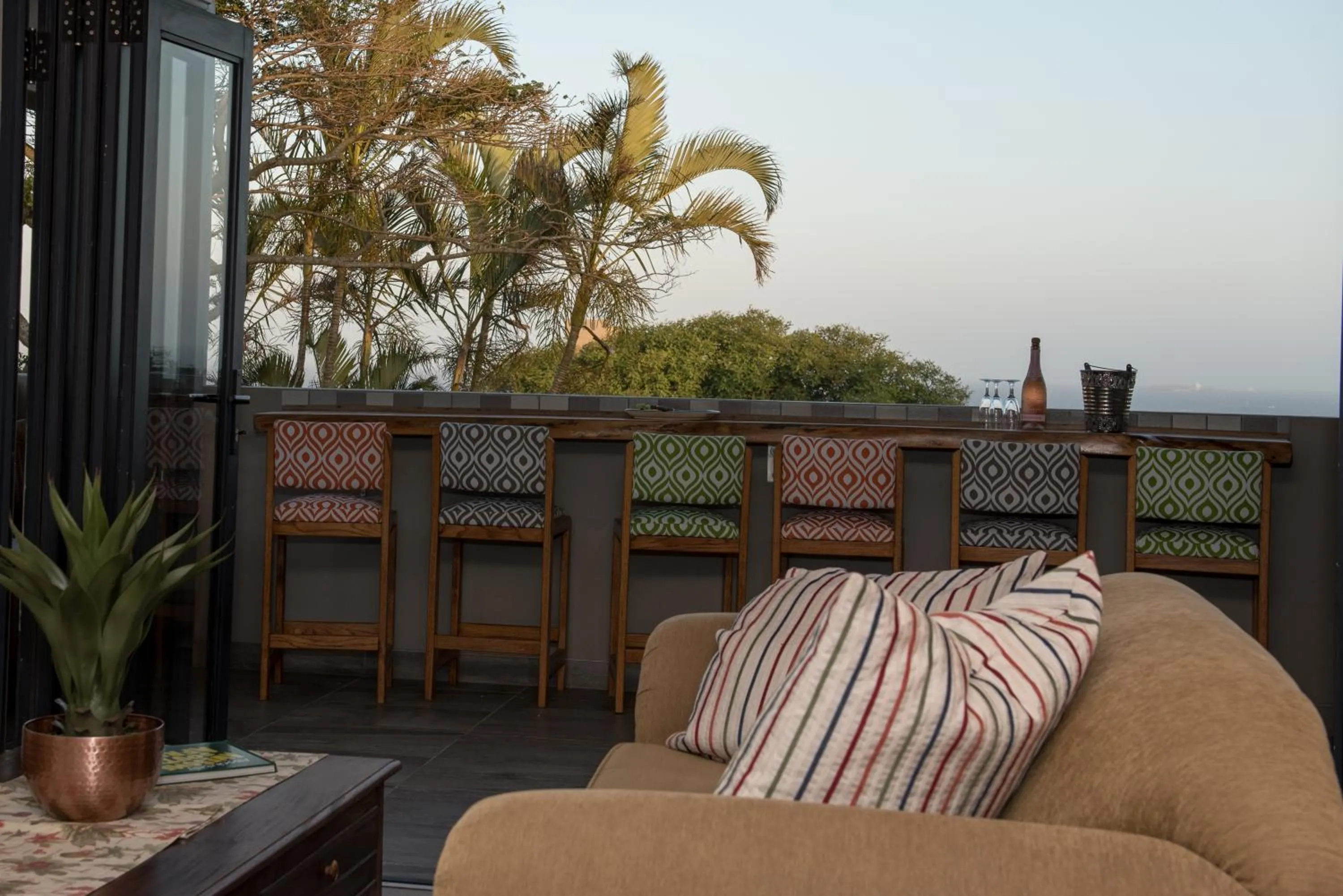 Living room in Hillside Guesthouse Umhlanga