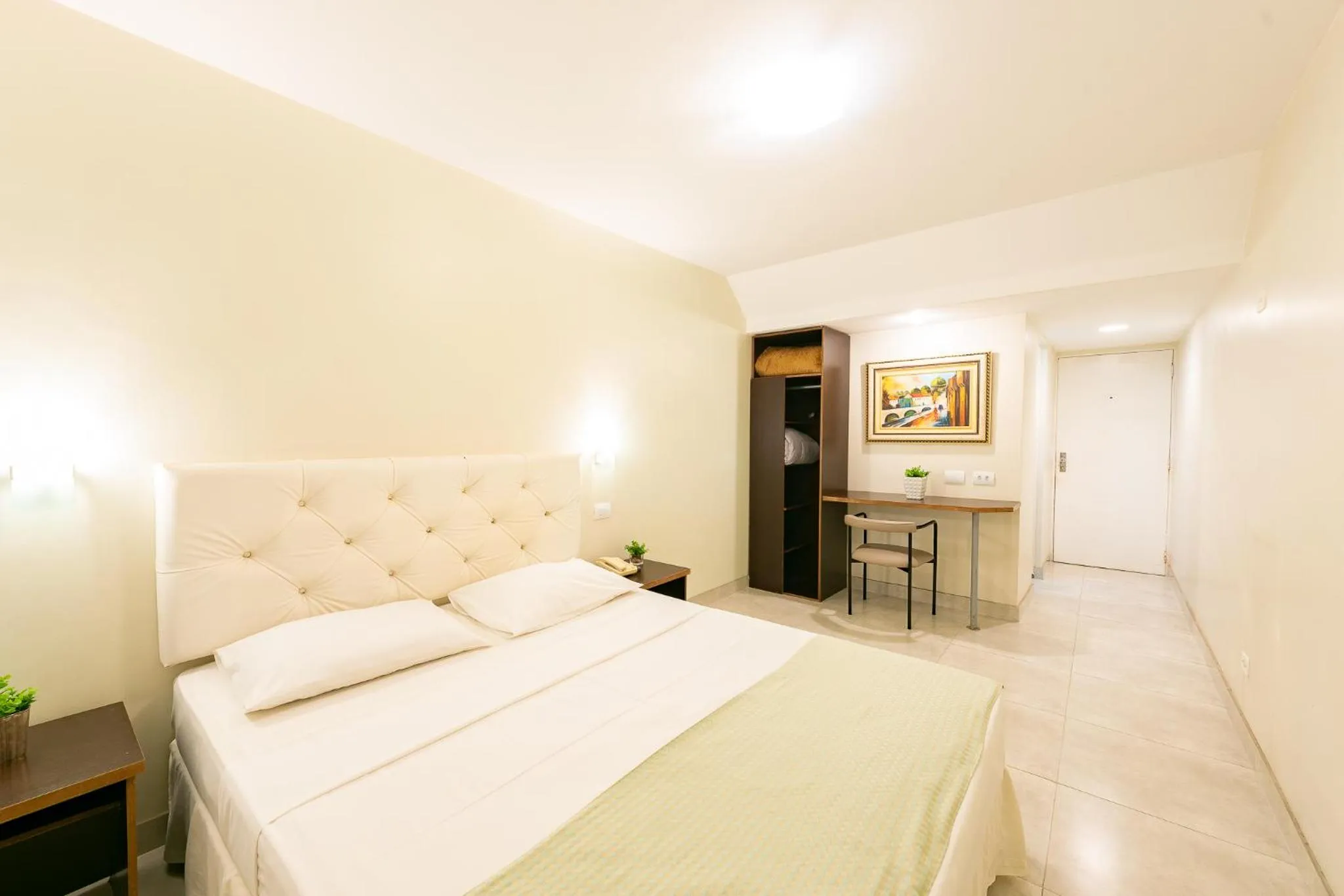 Bed in Hotel Doral Apucarana