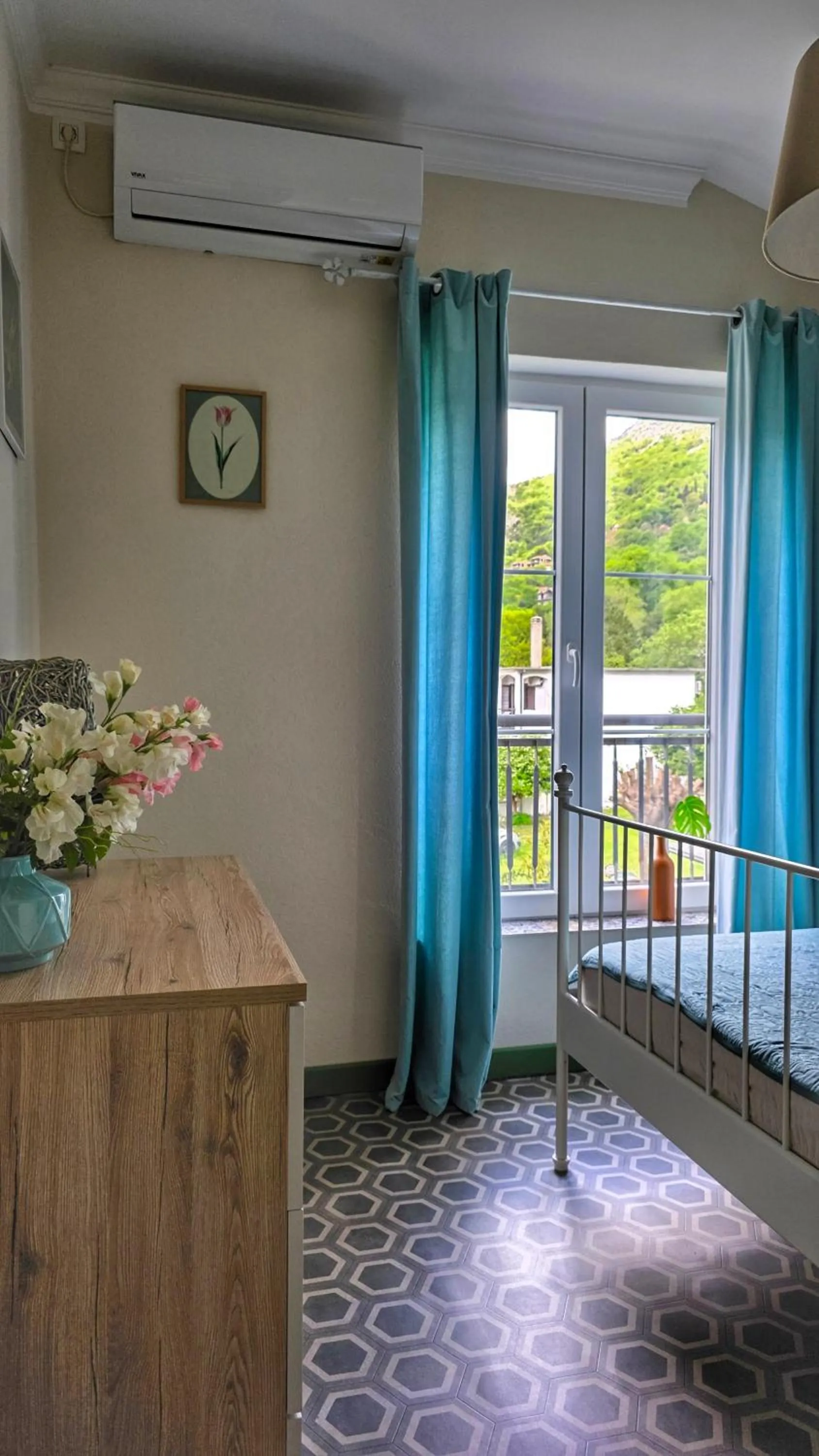 Bed in Apartment Mint&Rose