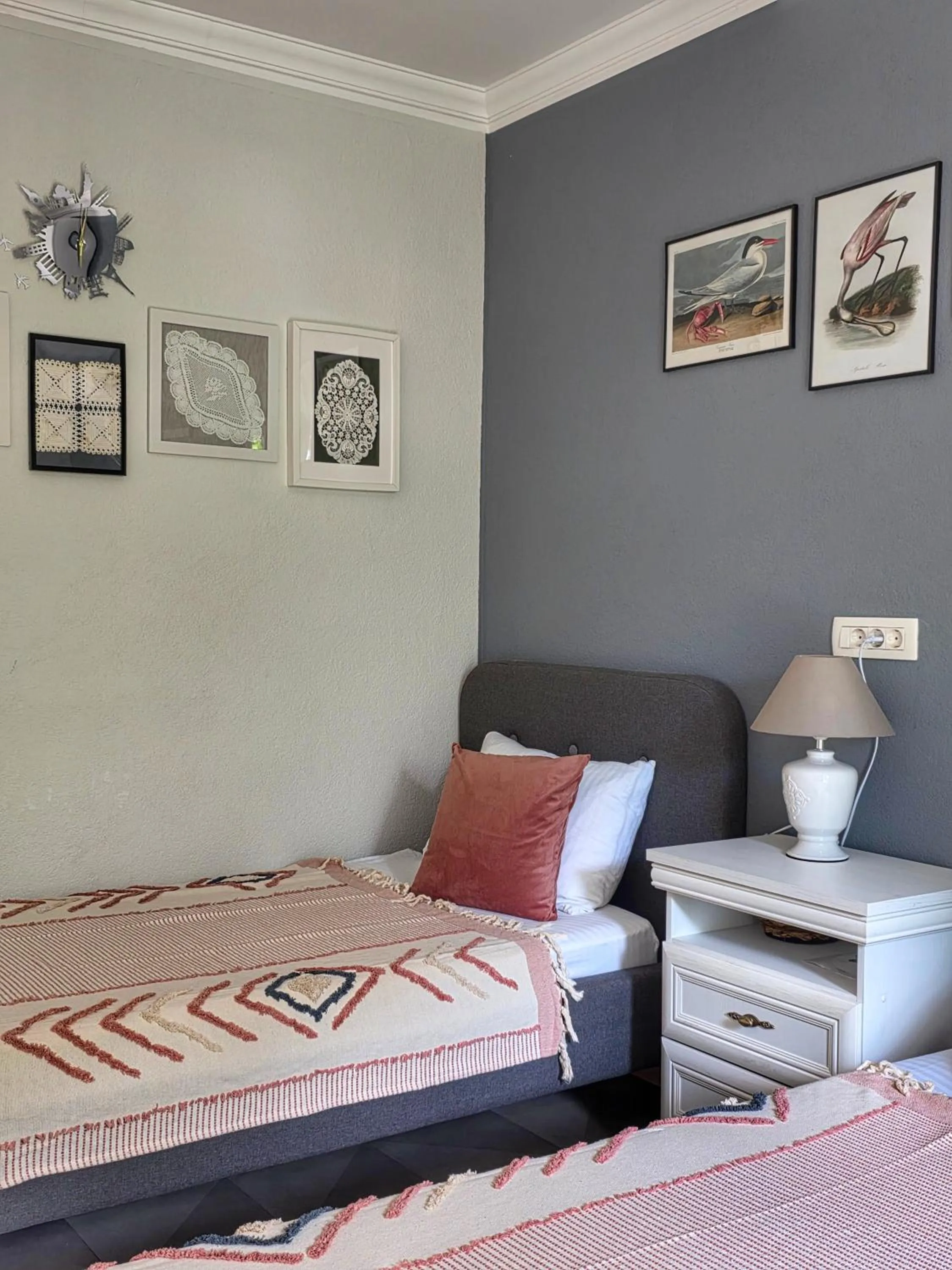 Bedroom, Bed in Apartment Mint&Rose