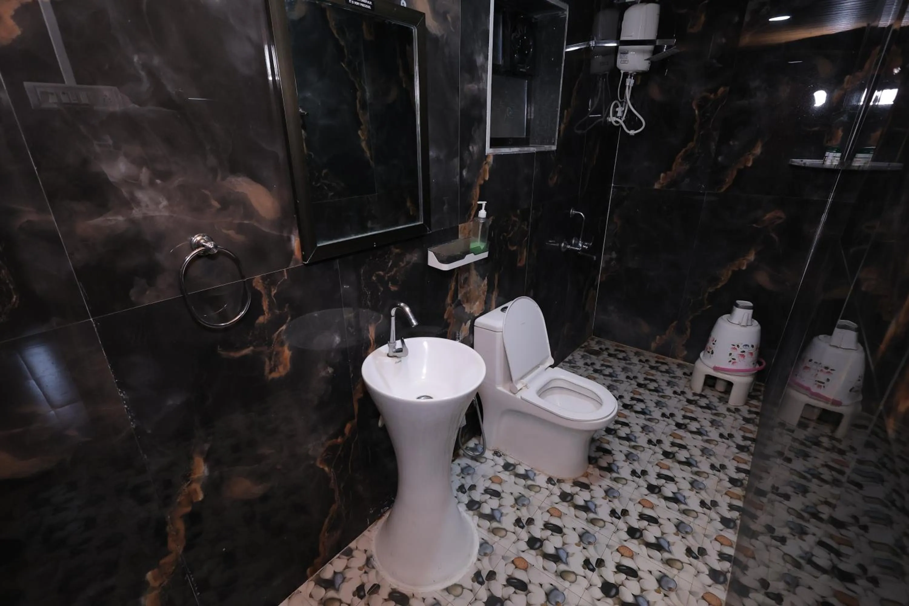 Bathroom in Mango Valley Resort Ganpatipule