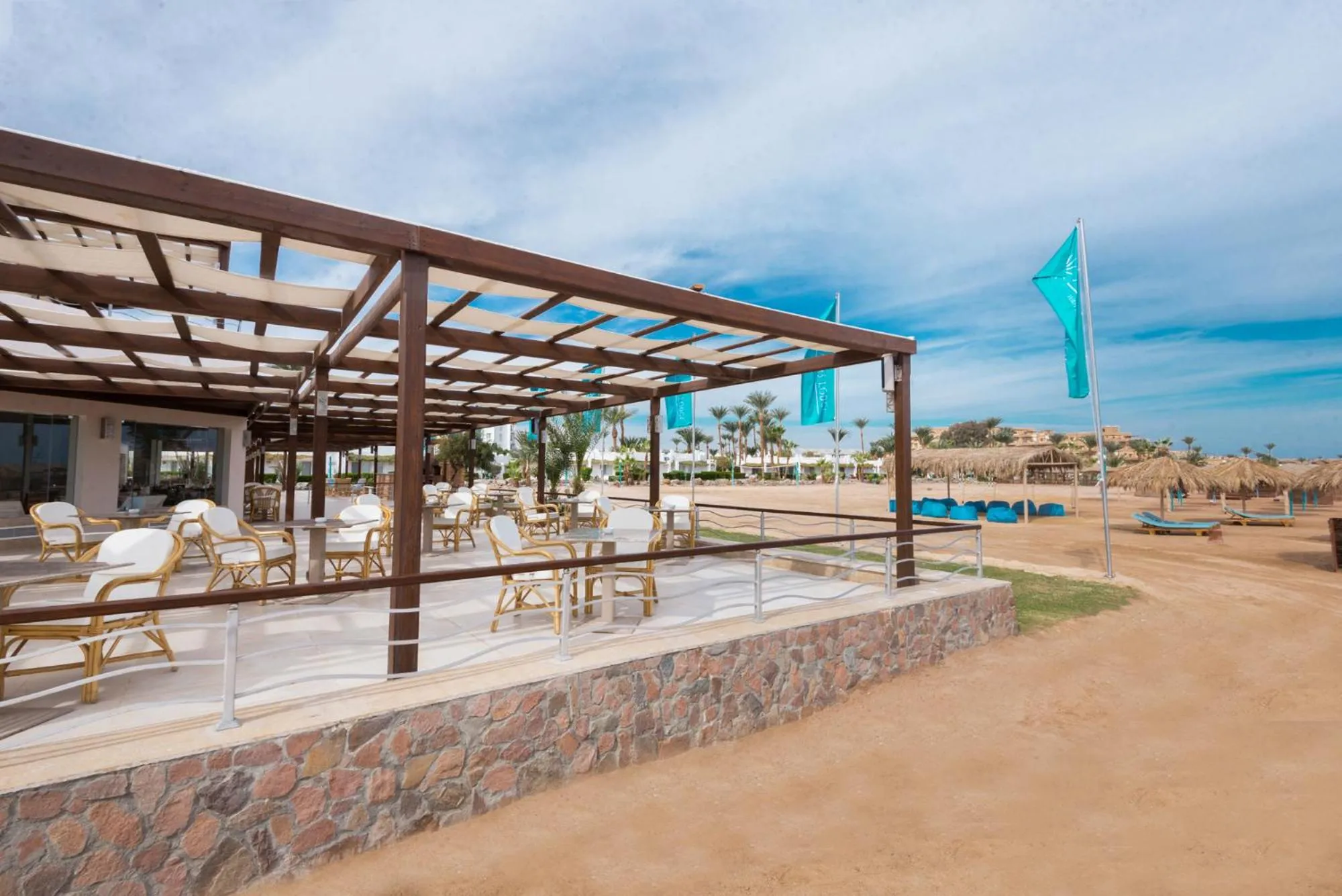 Patio in Shams Lodge