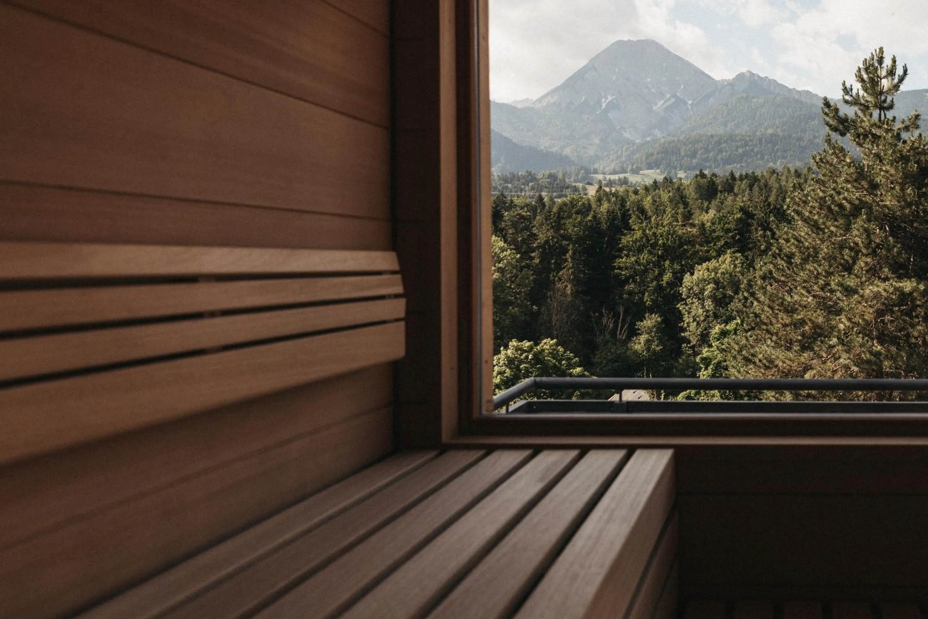 Sauna in Naturel Hoteldorf Schönleitn