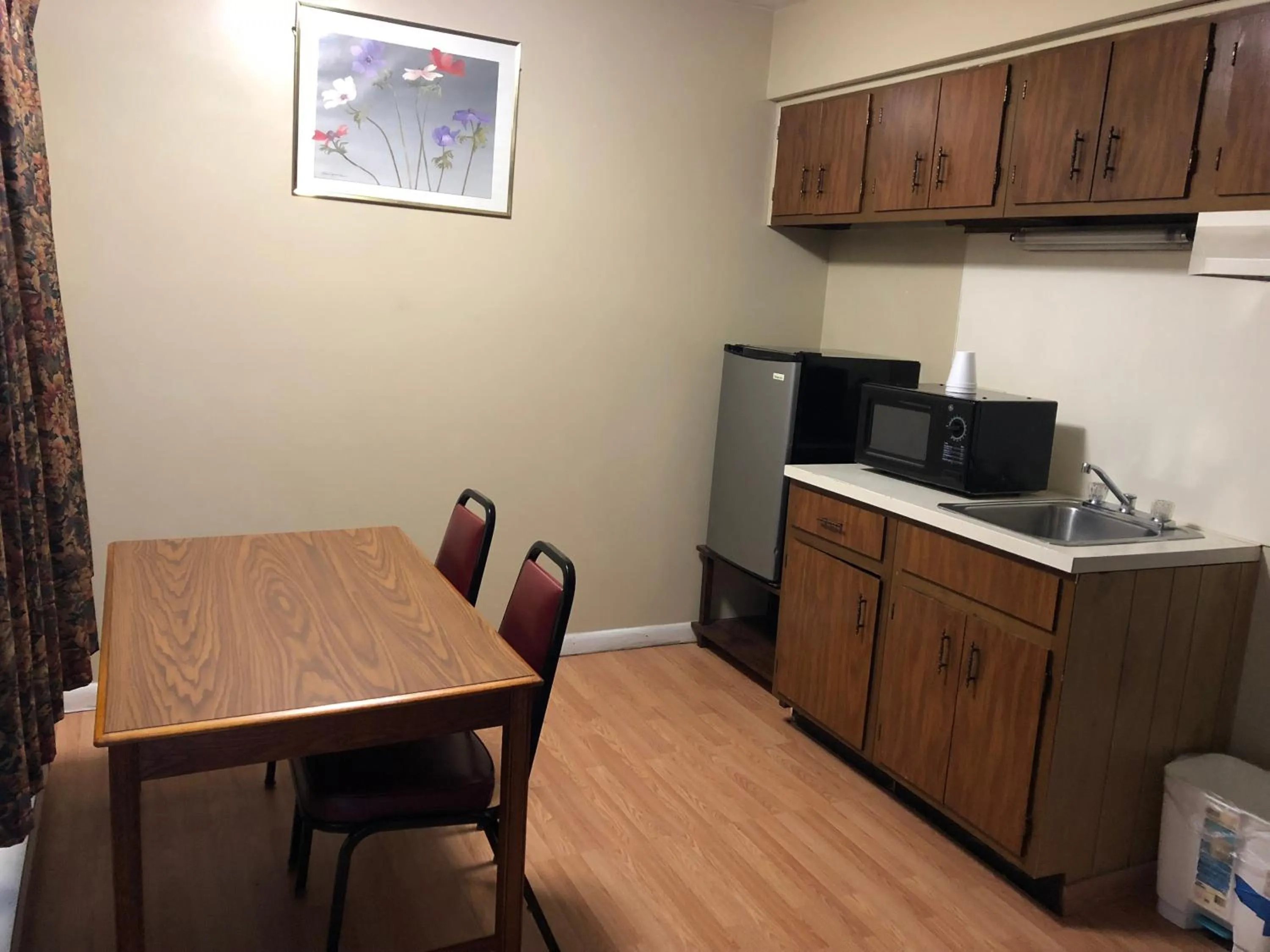 Kitchen or kitchenette in Village Inn Motel Holt