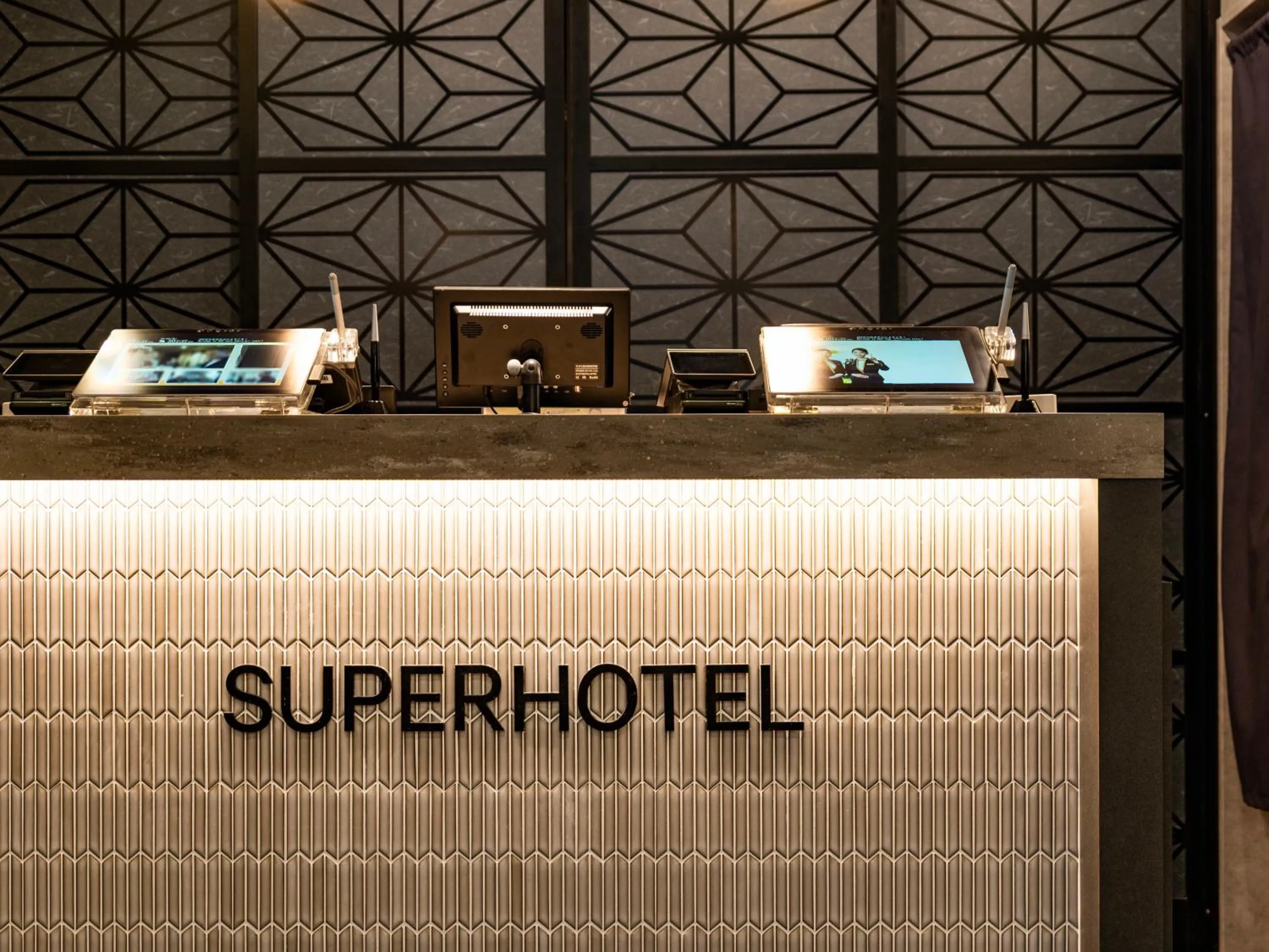 Lobby or reception in Super Hotel Namba Nipponbashi