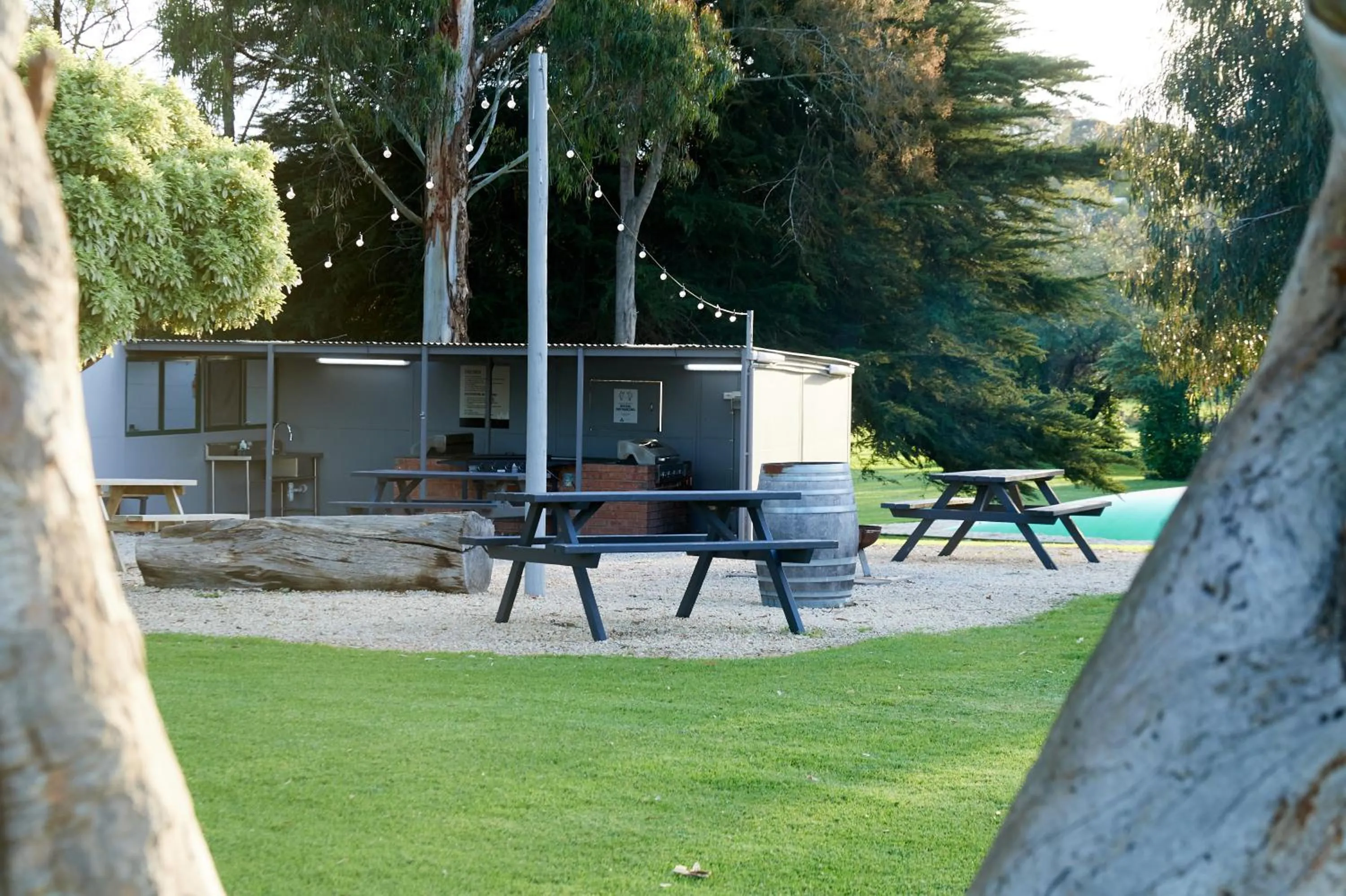 BBQ facilities in Pine Country Caravan Park