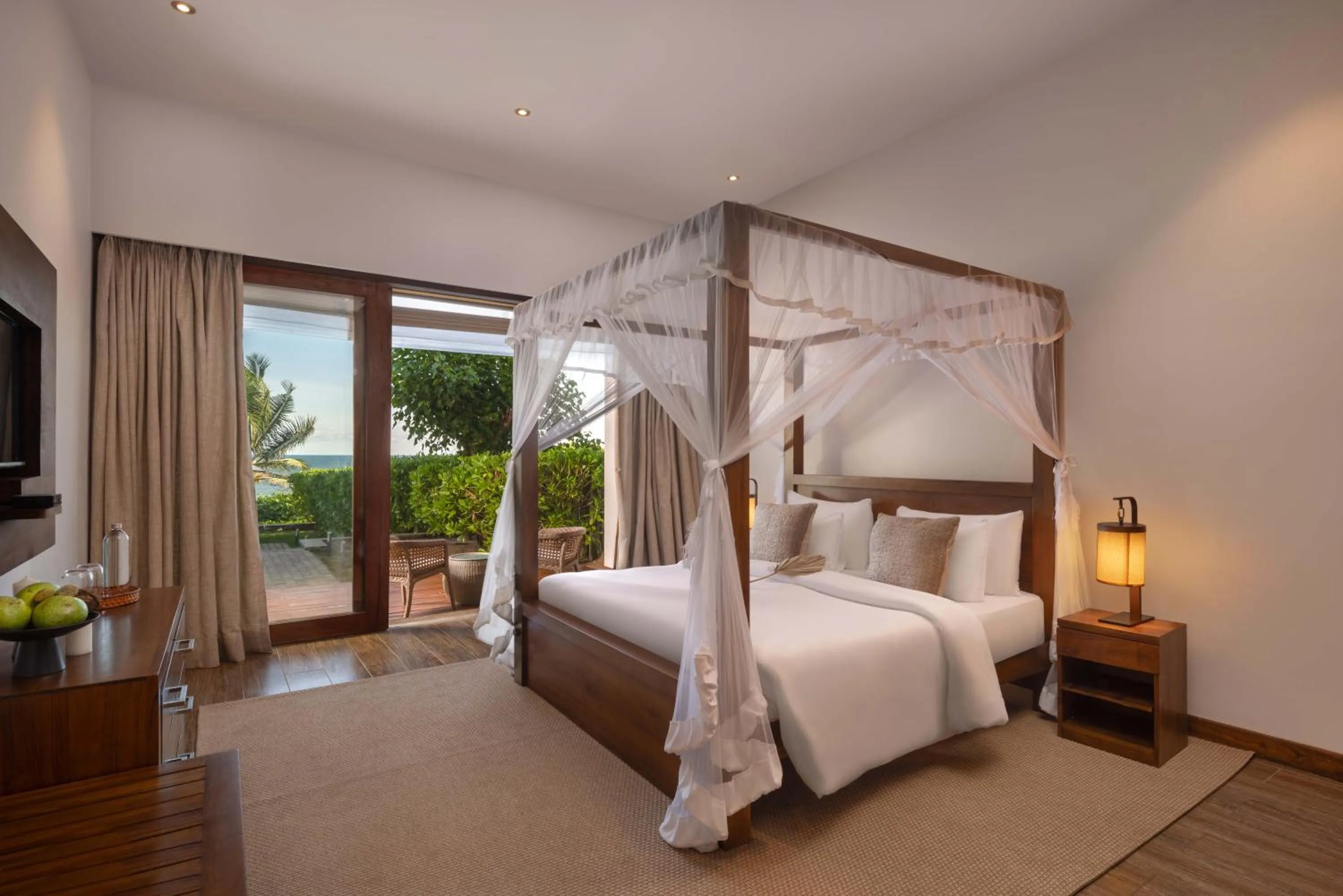 Bed in Villa Blu