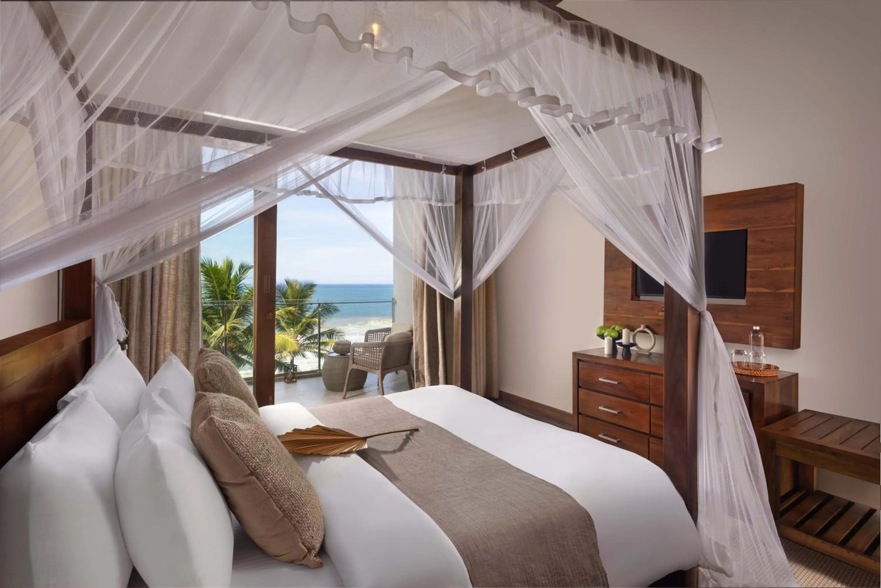 Bed in Villa Blu