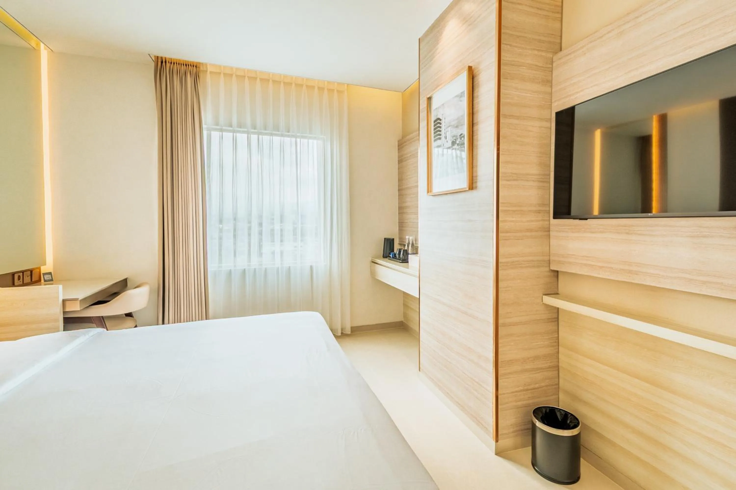 Bed in Gino Feruci Braga by KAGUM Hotels