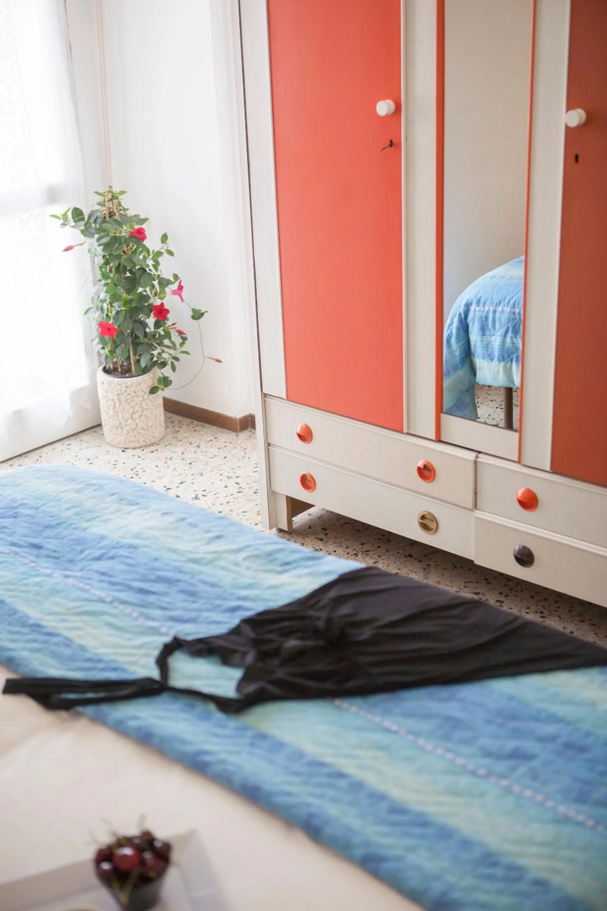 Decorative detail, Bed in Hotel Bologna