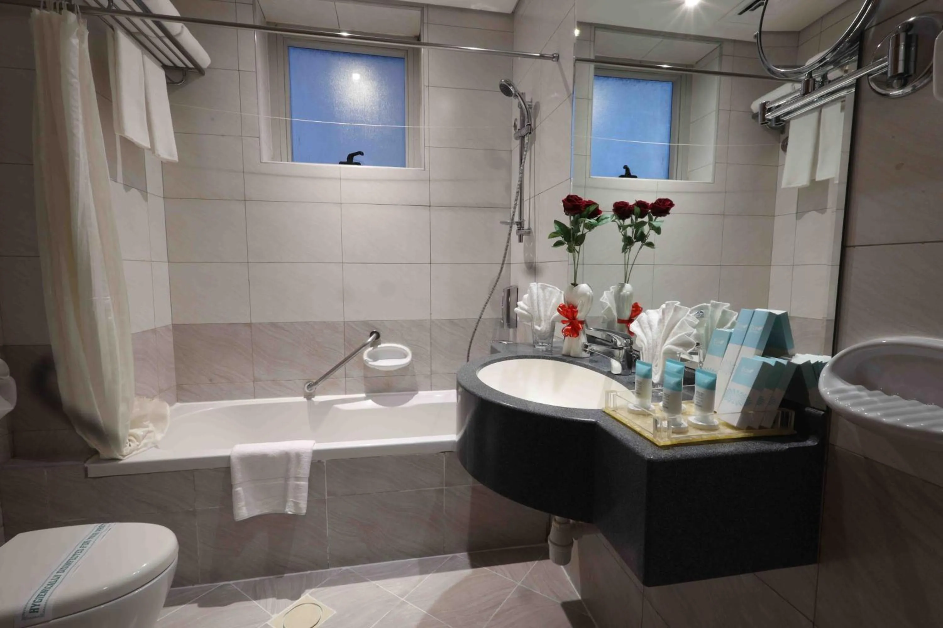 Shower in City Tower Hotel