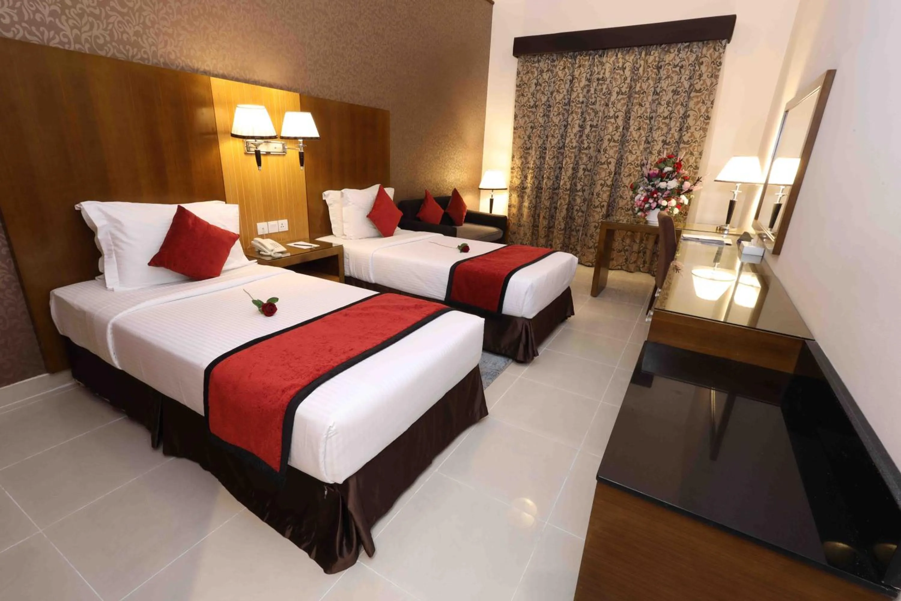 Bed in City Tower Hotel