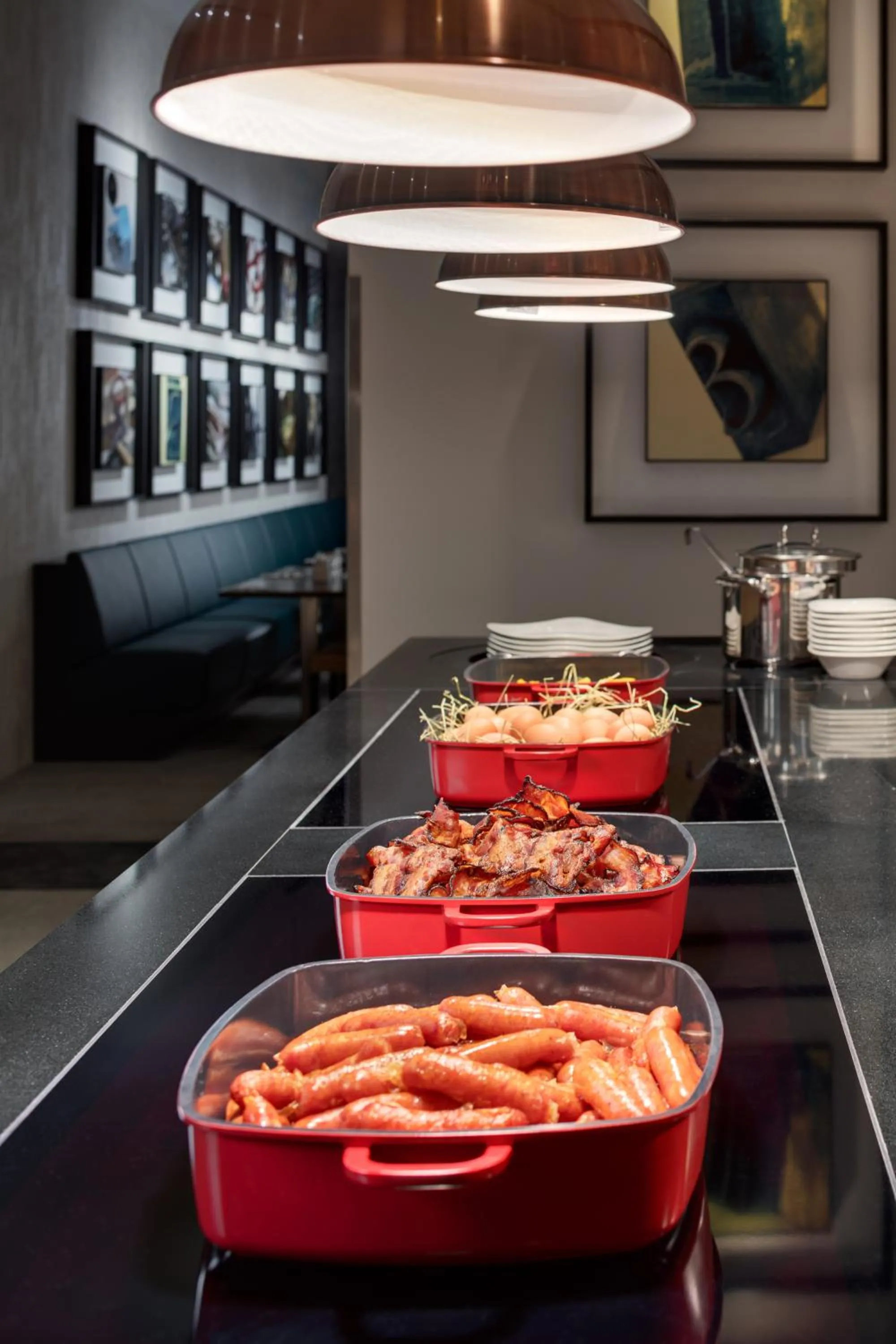 Buffet breakfast in Hermitage Hotel Prague