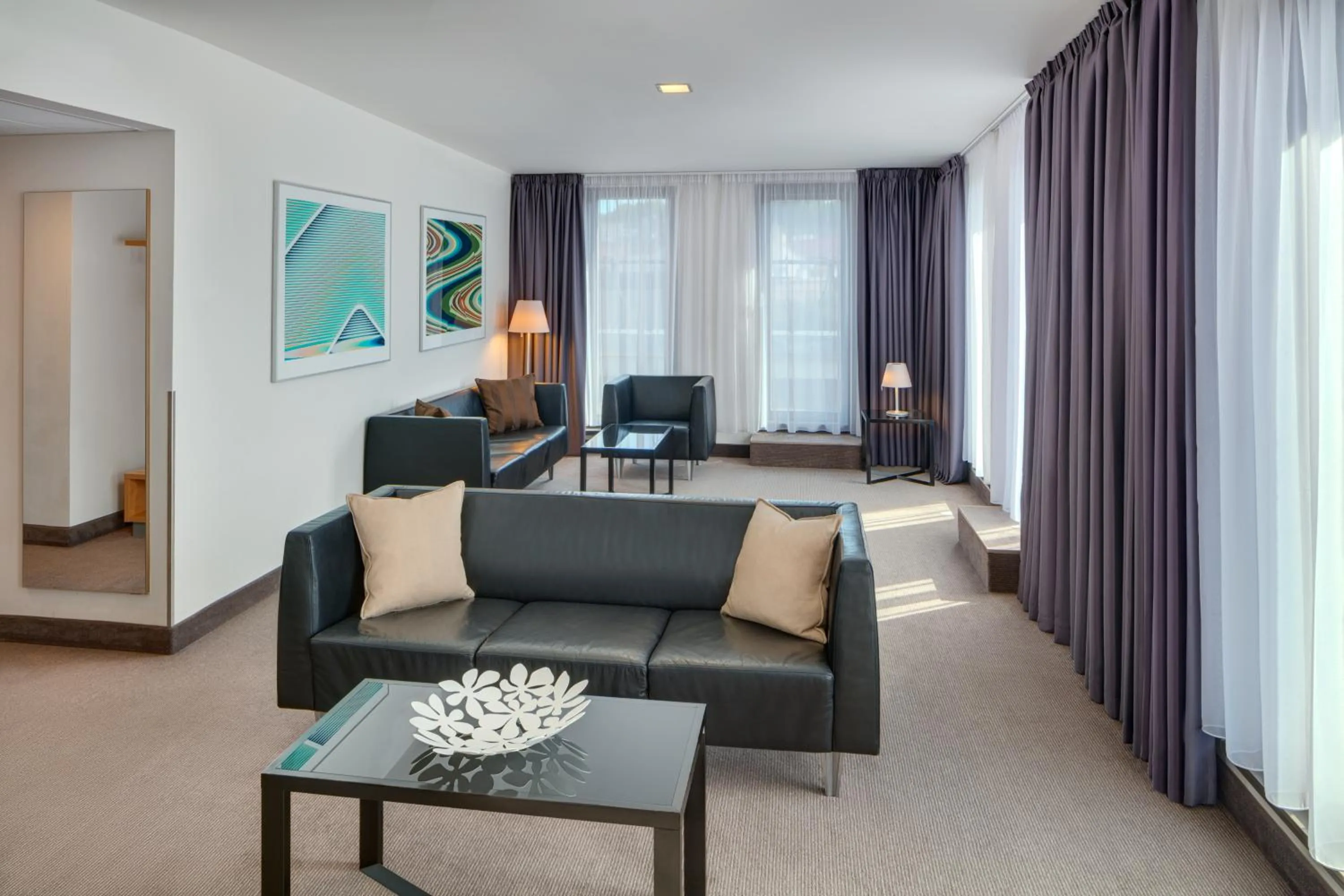 Living room in Hermitage Hotel Prague