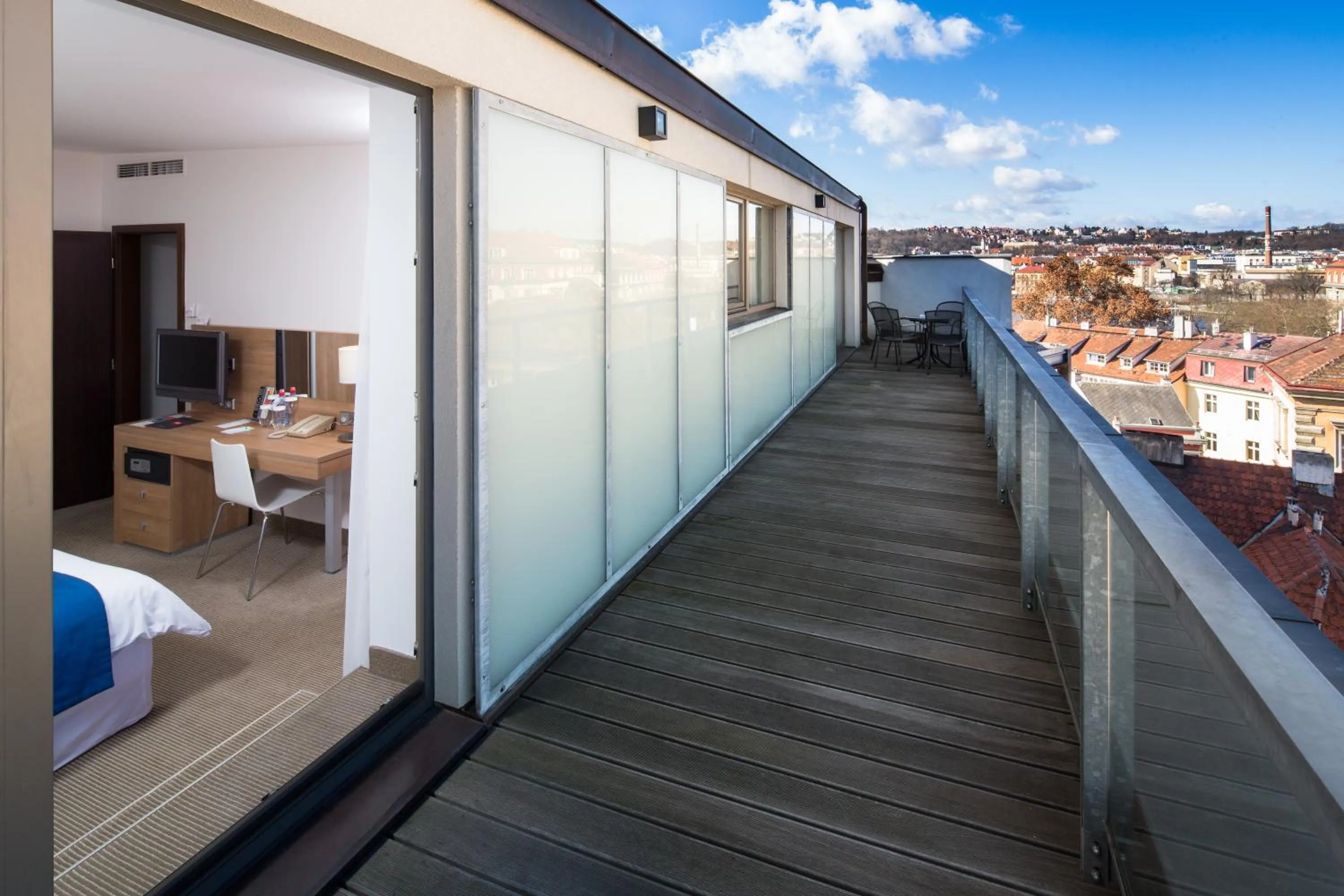 Balcony/Terrace in Hermitage Hotel Prague
