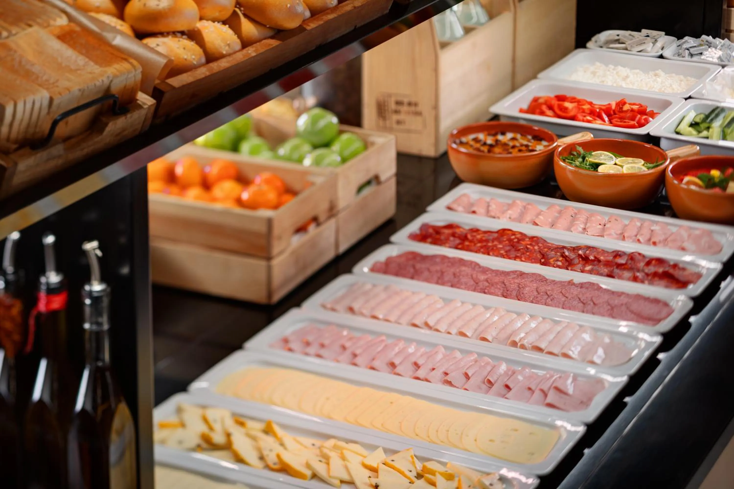 Buffet breakfast in Hermitage Hotel Prague