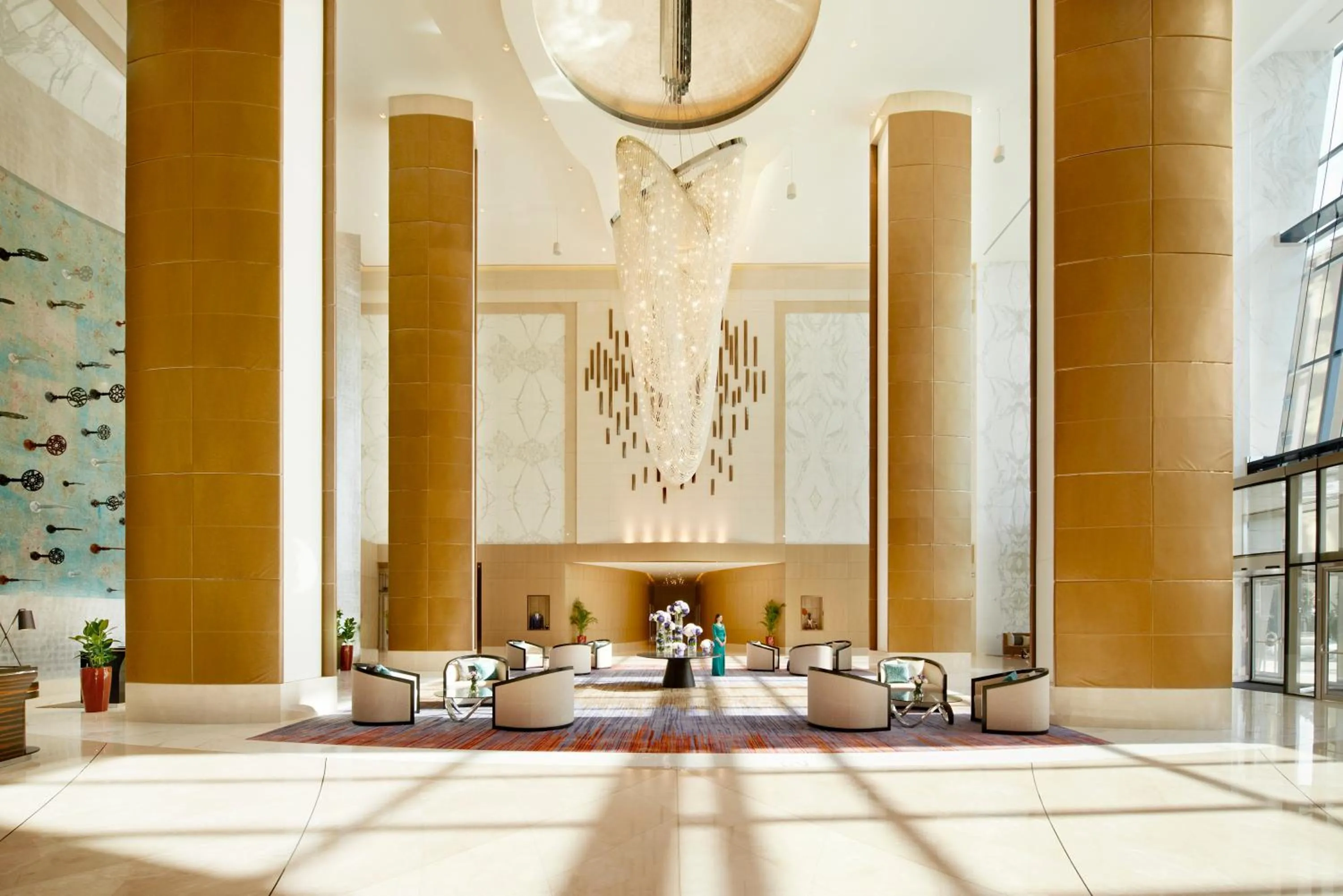 Lobby or reception in Fairmont Baku, Flame Towers