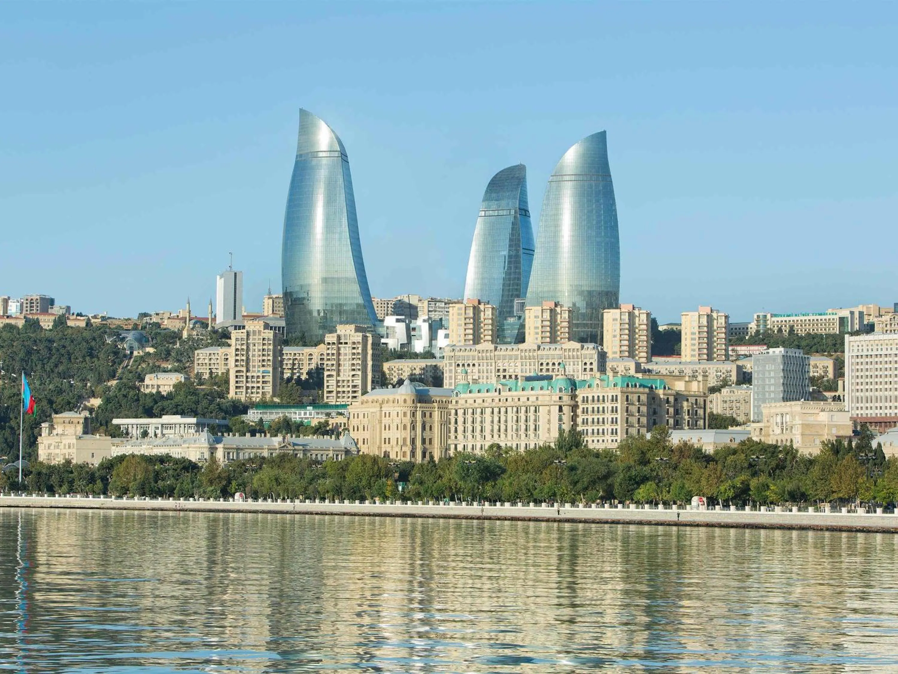 Property building in Fairmont Baku, Flame Towers