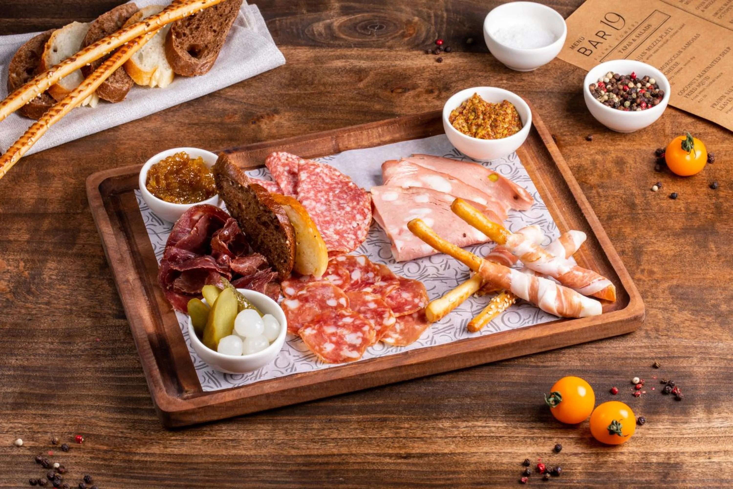 Food in Fairmont Baku, Flame Towers