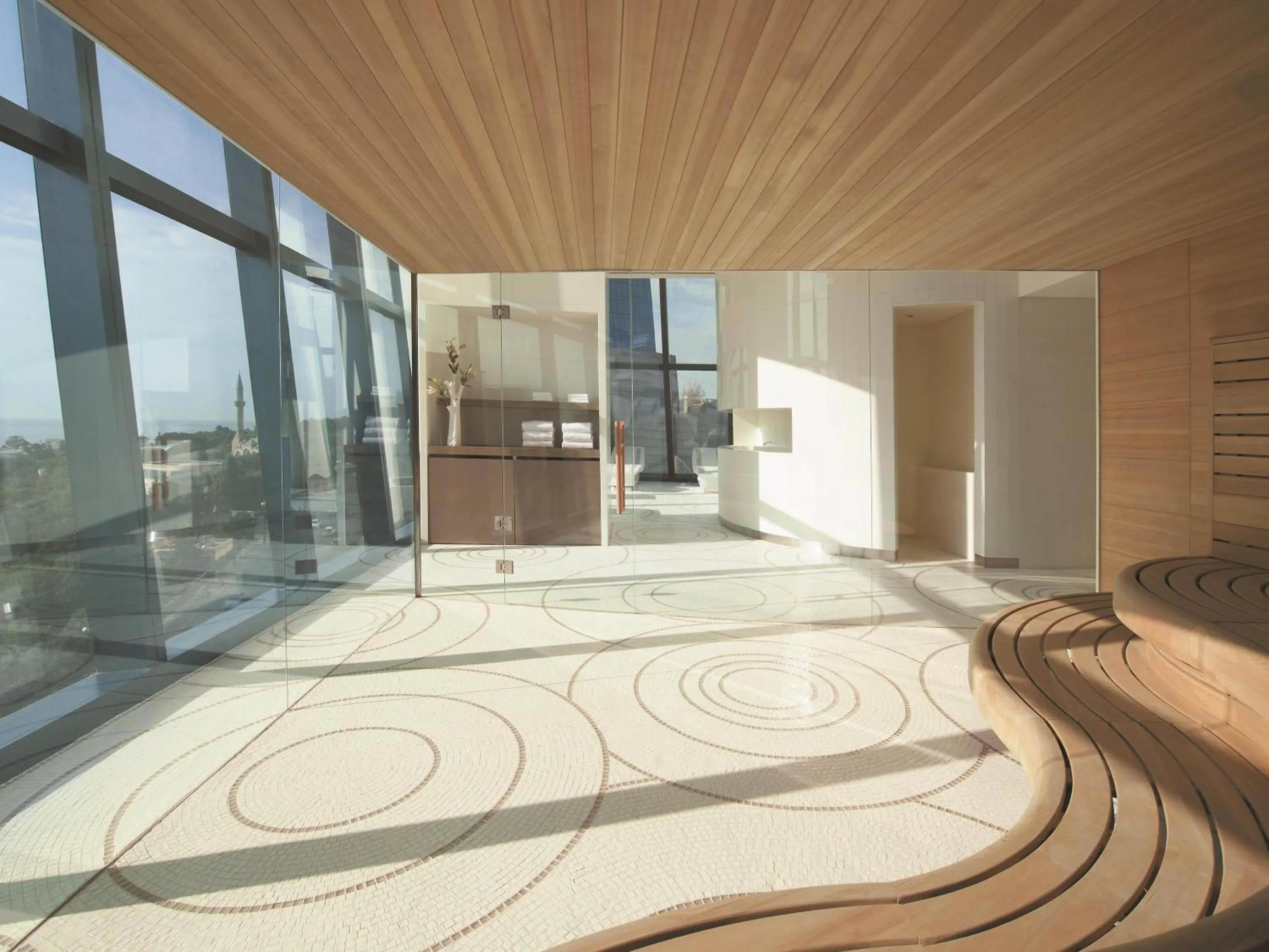 Spa and wellness centre/facilities in Fairmont Baku, Flame Towers
