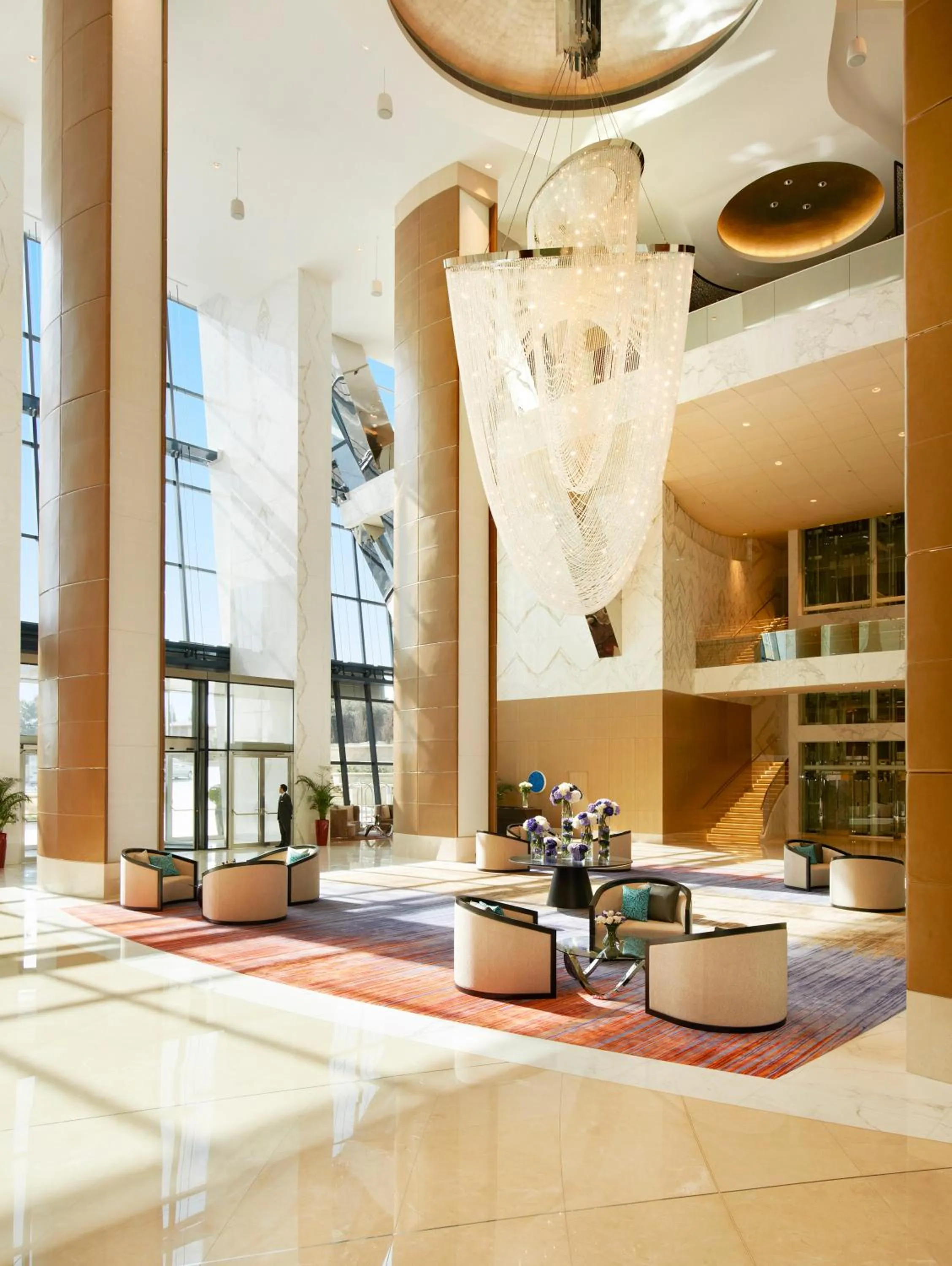 Lobby or reception in Fairmont Baku, Flame Towers