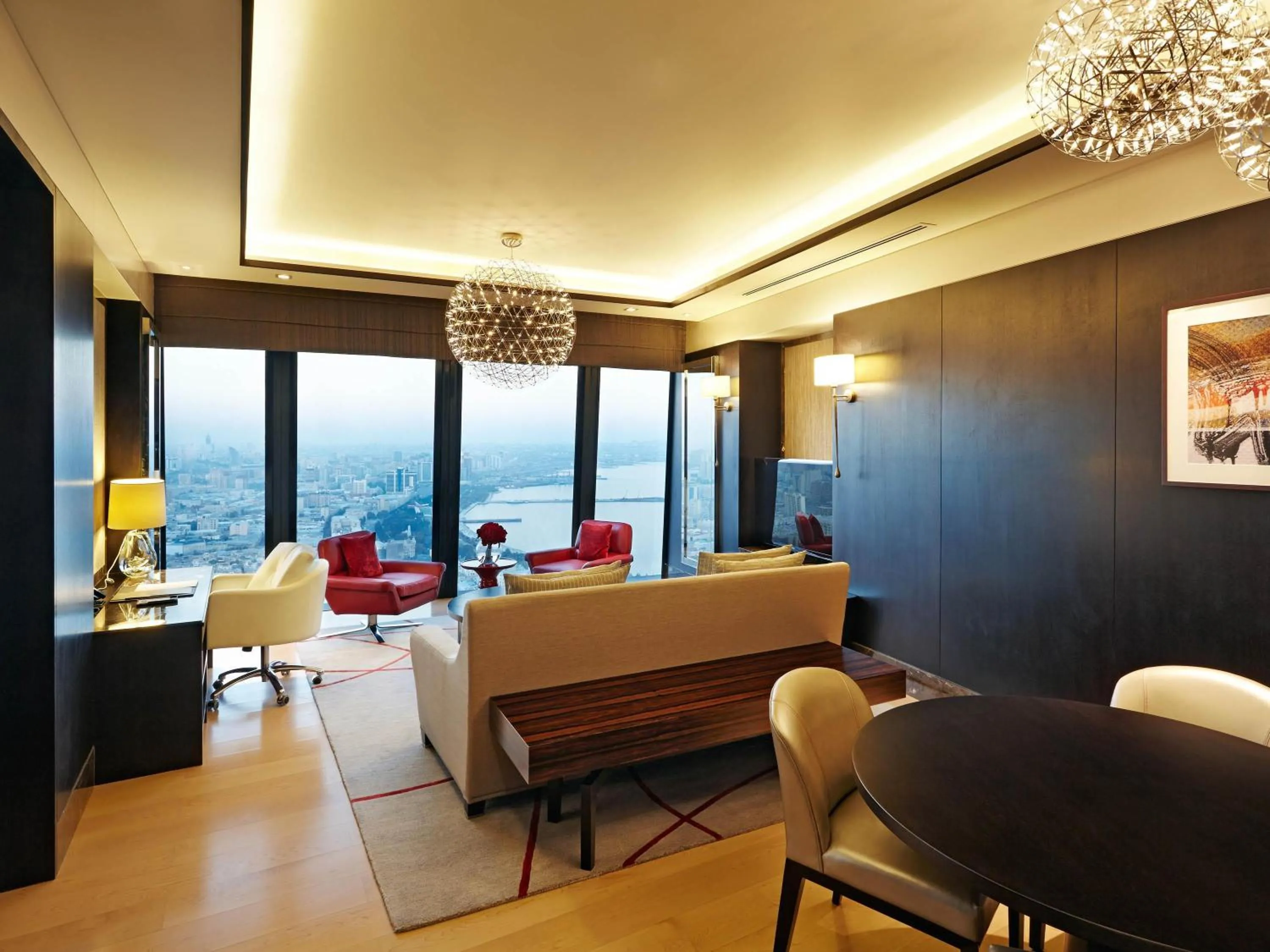 Bedroom in Fairmont Baku, Flame Towers