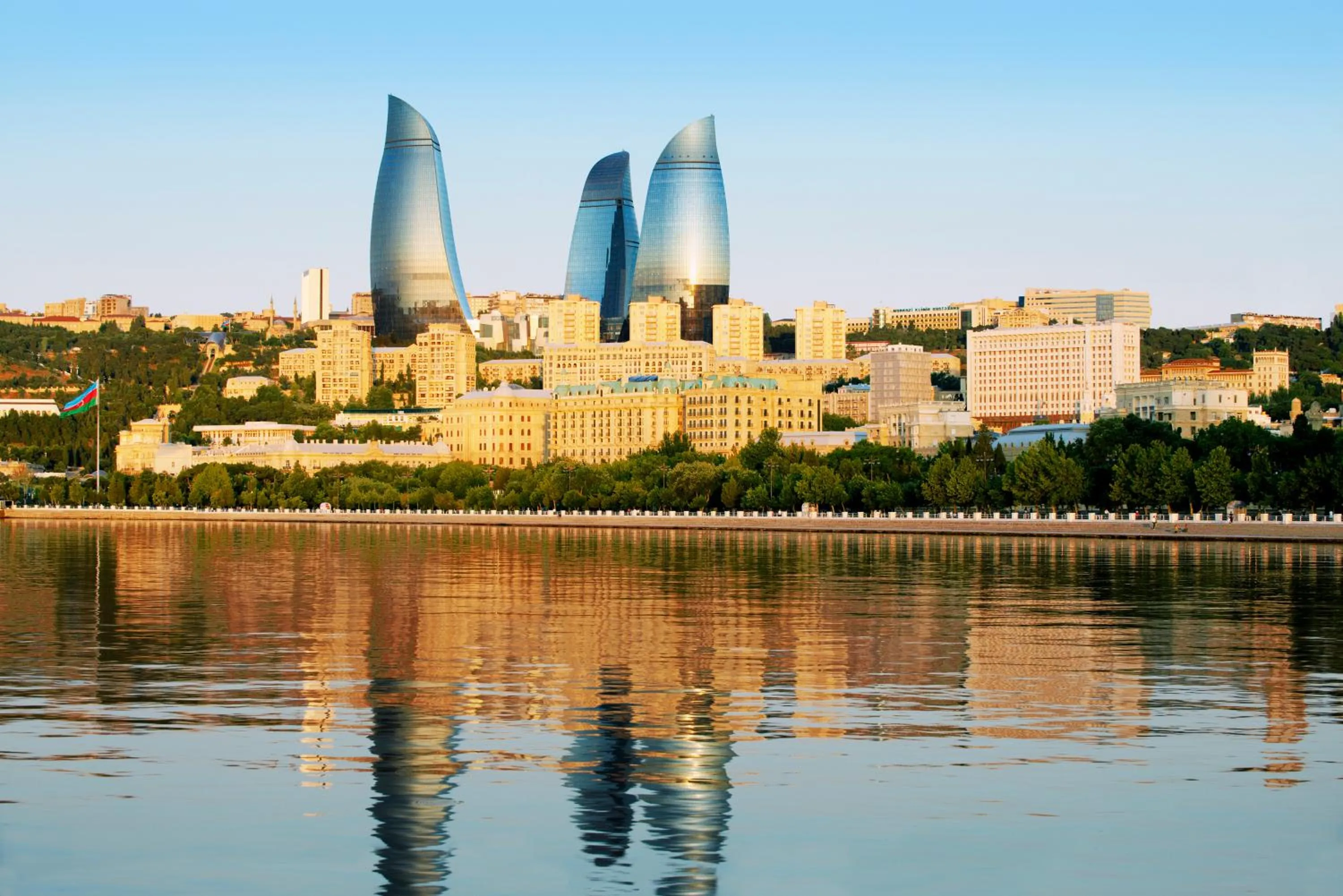 Property building in Fairmont Baku, Flame Towers
